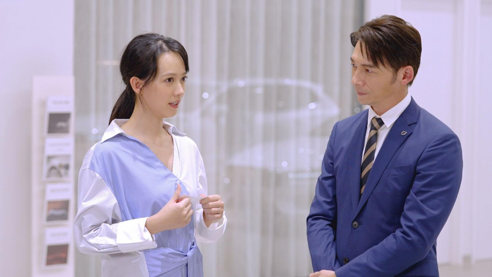 溫昇豪和孟耿如首度合作獻給汽車廣告片。（國際富豪提供）