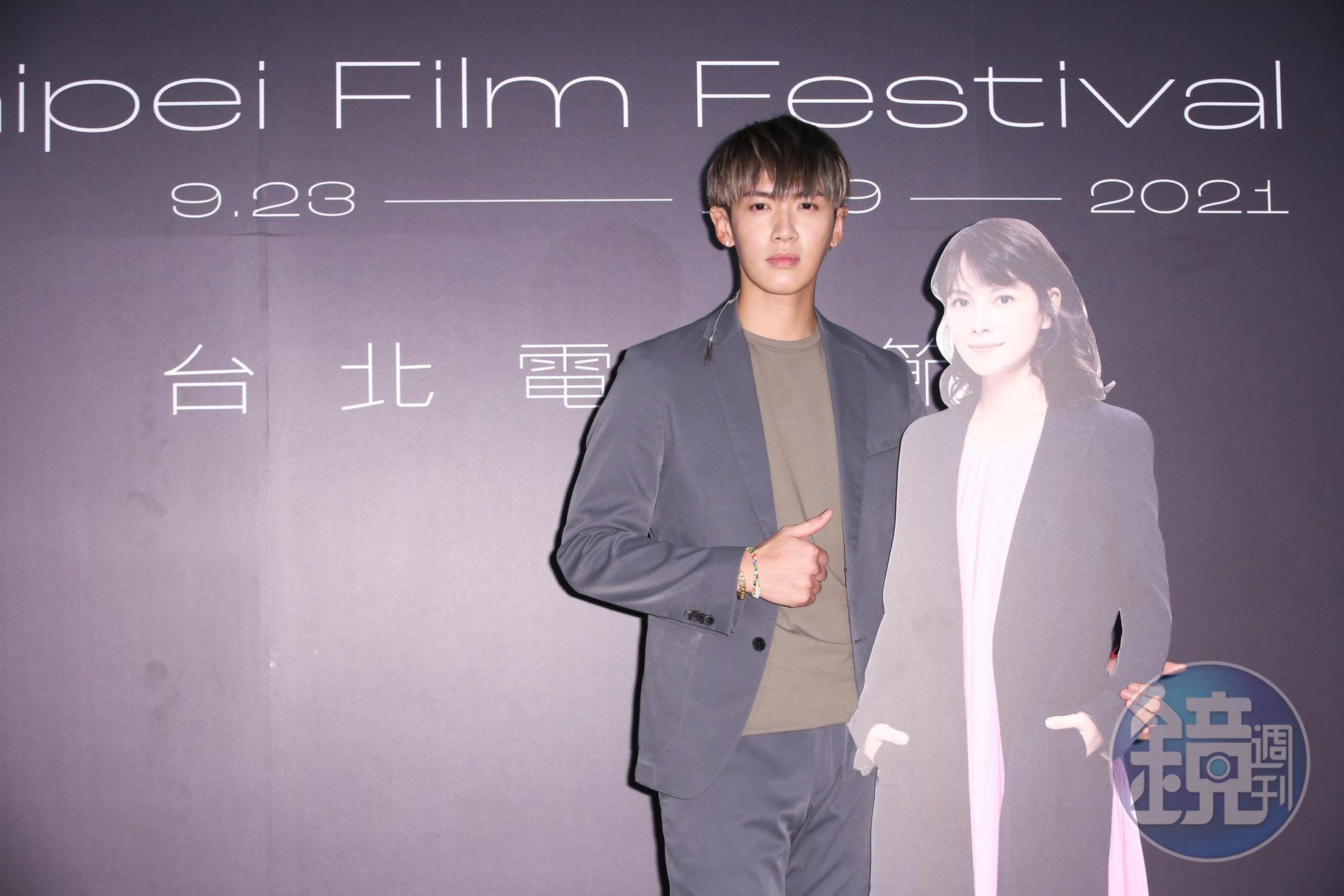 柯震東最近作品連發,《鱷魚》8日上映前,今天在台北電影節世界首映。