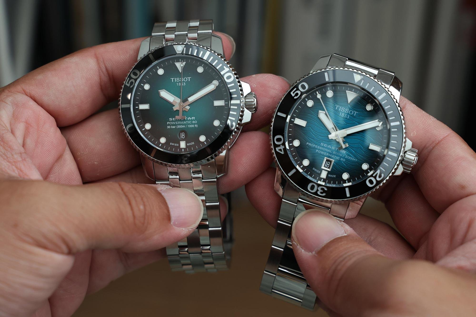 左手邊是 Seastar 1000,右手邊是 Seastar 2000綠面,同樣是漸層綠面,顏色表現上有也有所不同。