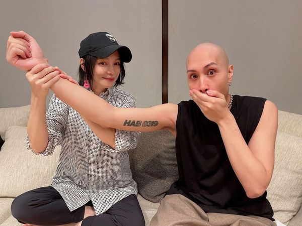 黃宣身上的刺青剛好是徐若瑄生日,讓她驚訝不已。(翻攝自徐若瑄IG)