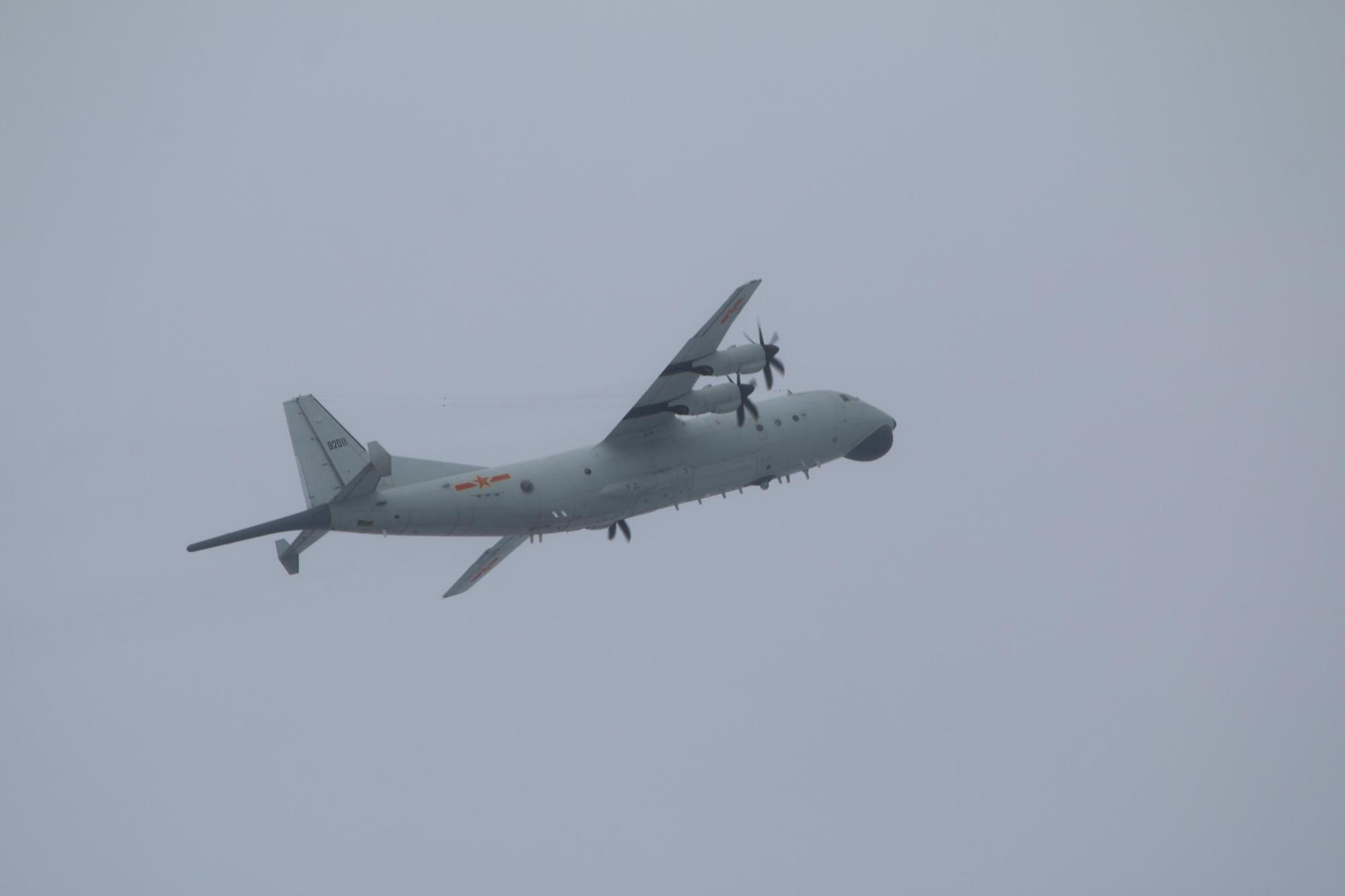中共軍機頻繁入侵台灣航空識別區，引發國際關注。（國防部提供）