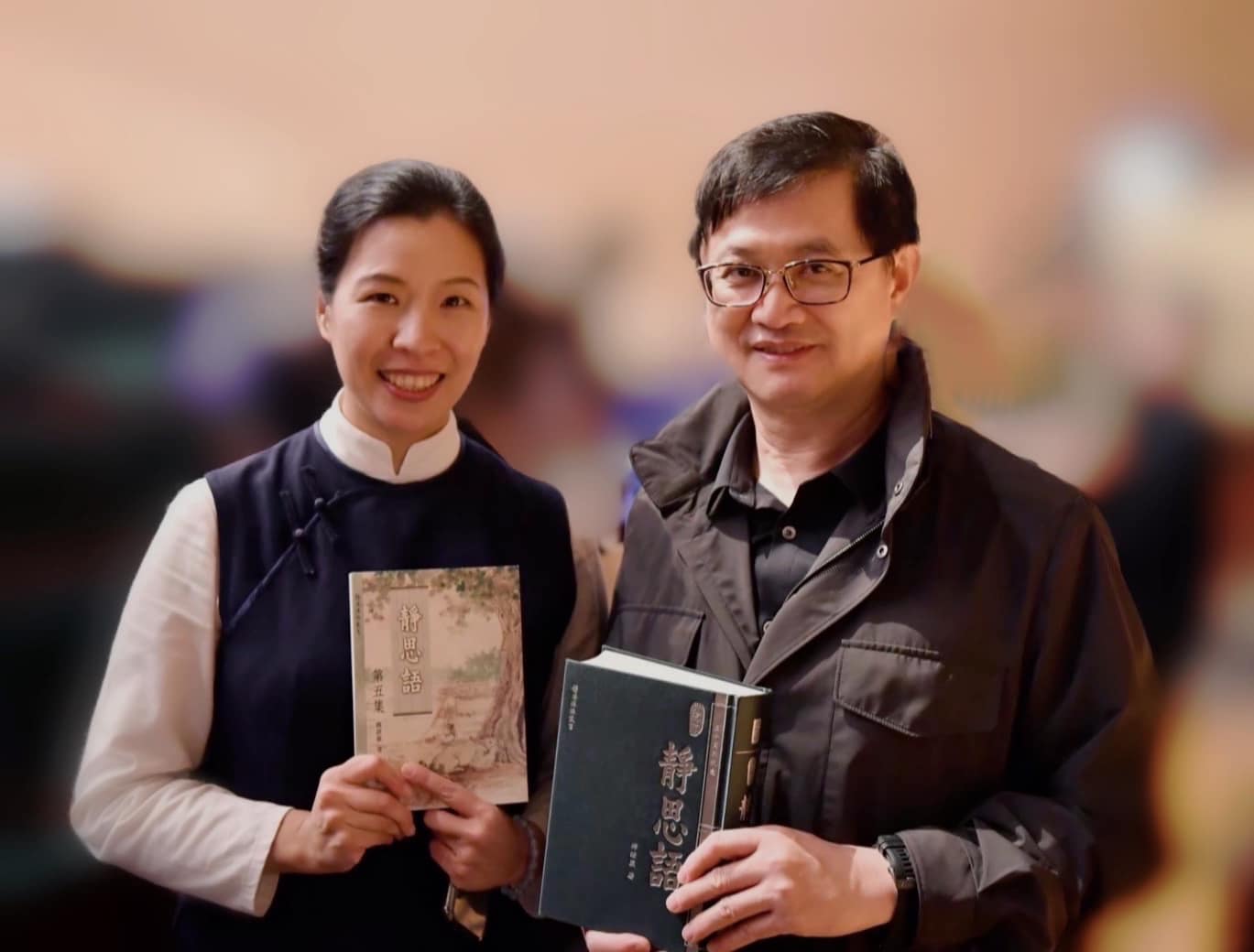 靜思書軒營運長蔡青兒6日在臉書上透露，感恩和碩聯合科技董事長童子賢，以個人名義捐贈慈濟疫苗5億元。（翻攝自蔡青兒臉書）