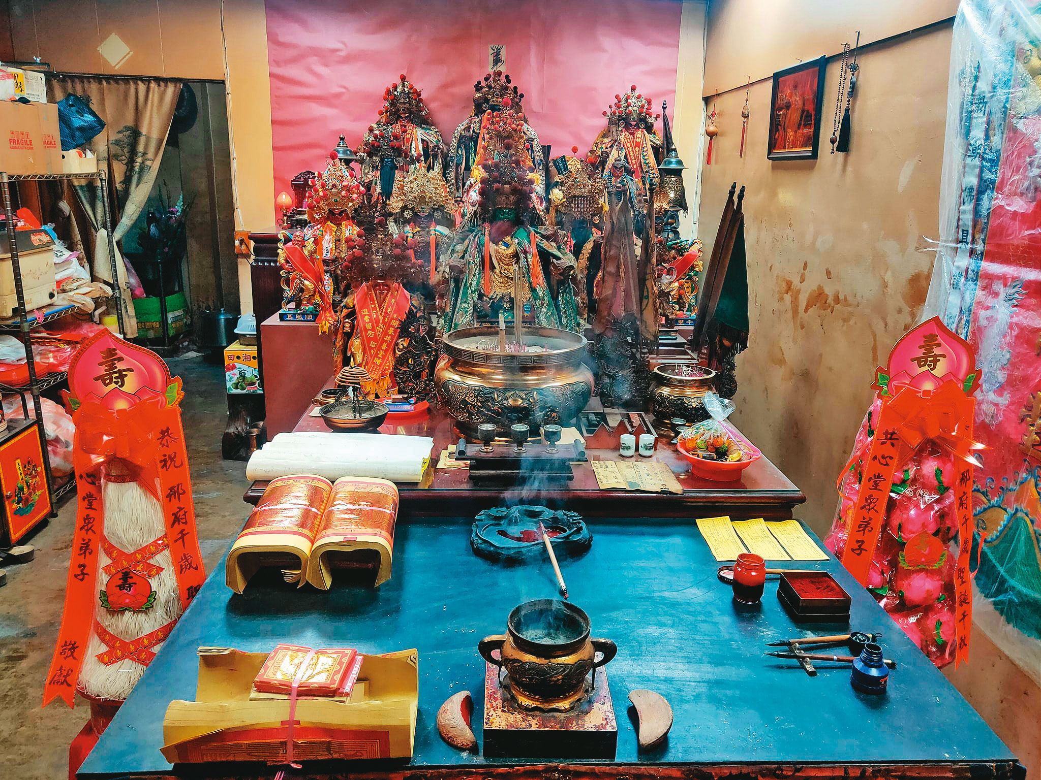 警方特別前往檺林宮（圖）膜拜，請求邢府五千歲指引緝凶。（翻攝共心堂邢府五千歲臉書）