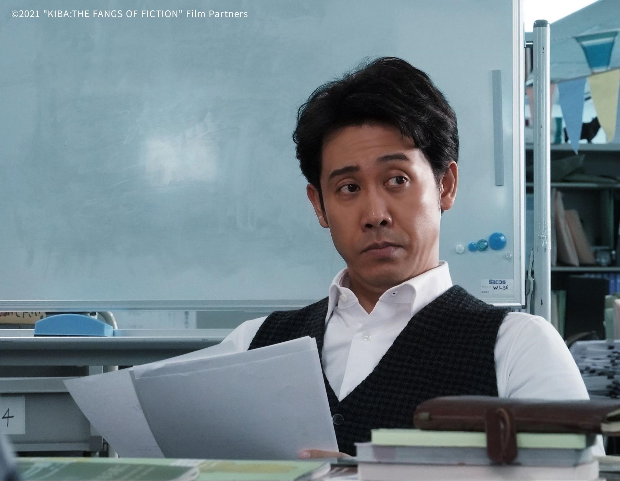 大泉洋在《總編的復仇》中飾演的總編輯速水是為他量身訂做的角色，但他卻自曝該角色與自己非常不像。（可樂電影提供）