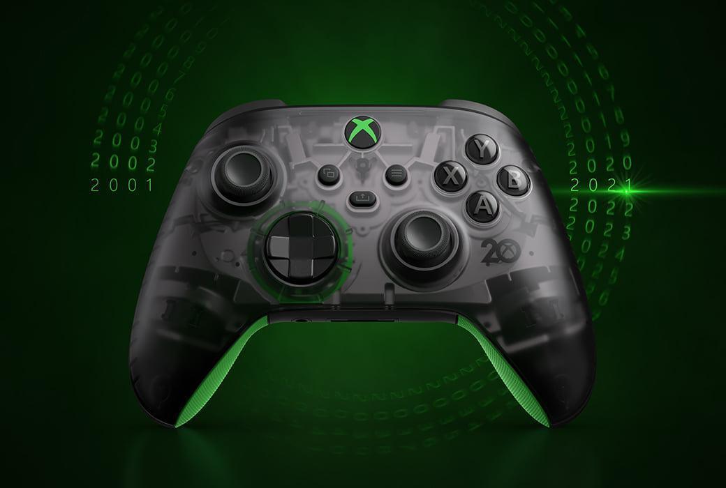 Xbox主機問世20週年,微軟將推出紀念款控制手把。(翻攝自Xbox台灣官方臉書)