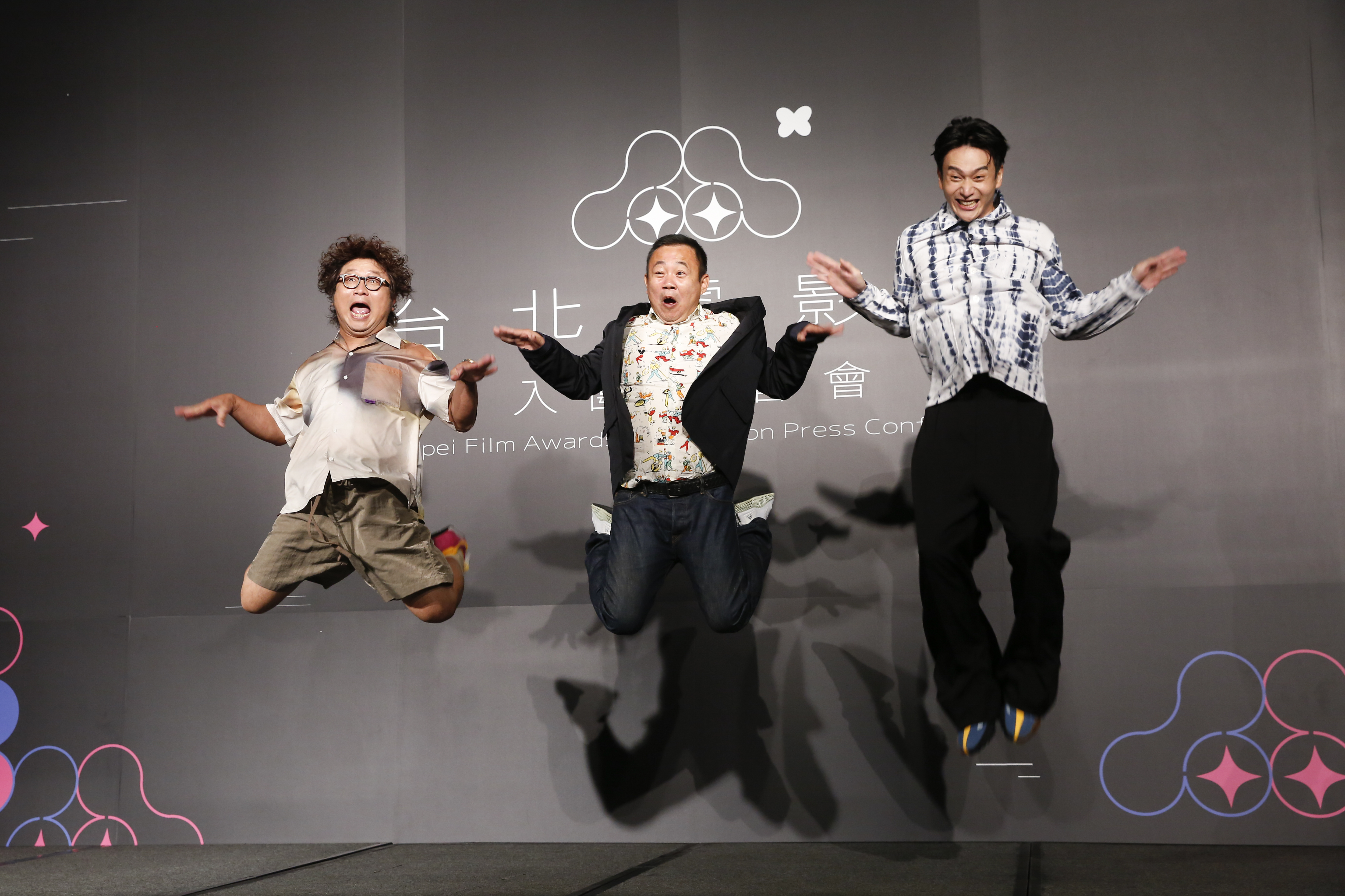 納豆（左起）、鄭志偉、劉冠廷堪稱是本屆台北電影獎，最放飛自我的入圍者。