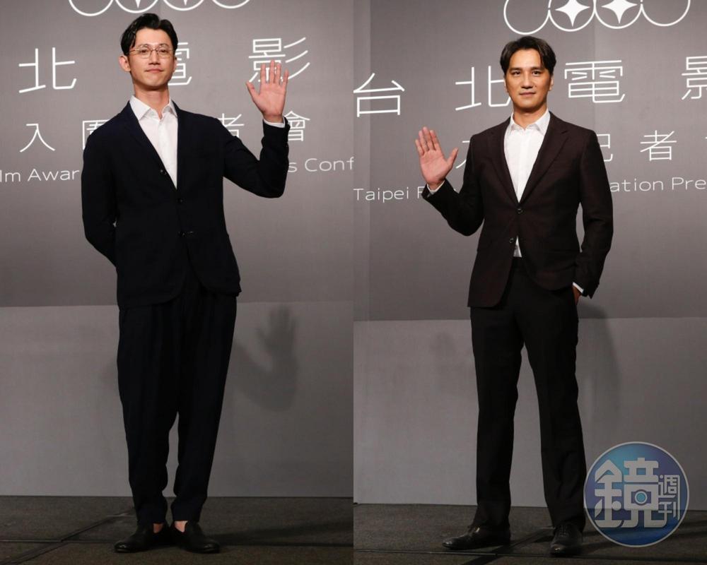 吳慷仁(左)、馬志翔一點都不緊張,只有開心的心情。