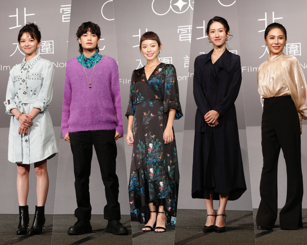 陳姸霏（左起）、劉子銓、陳俋君、黃稚玲、艾怡良，角逐最佳新演員。