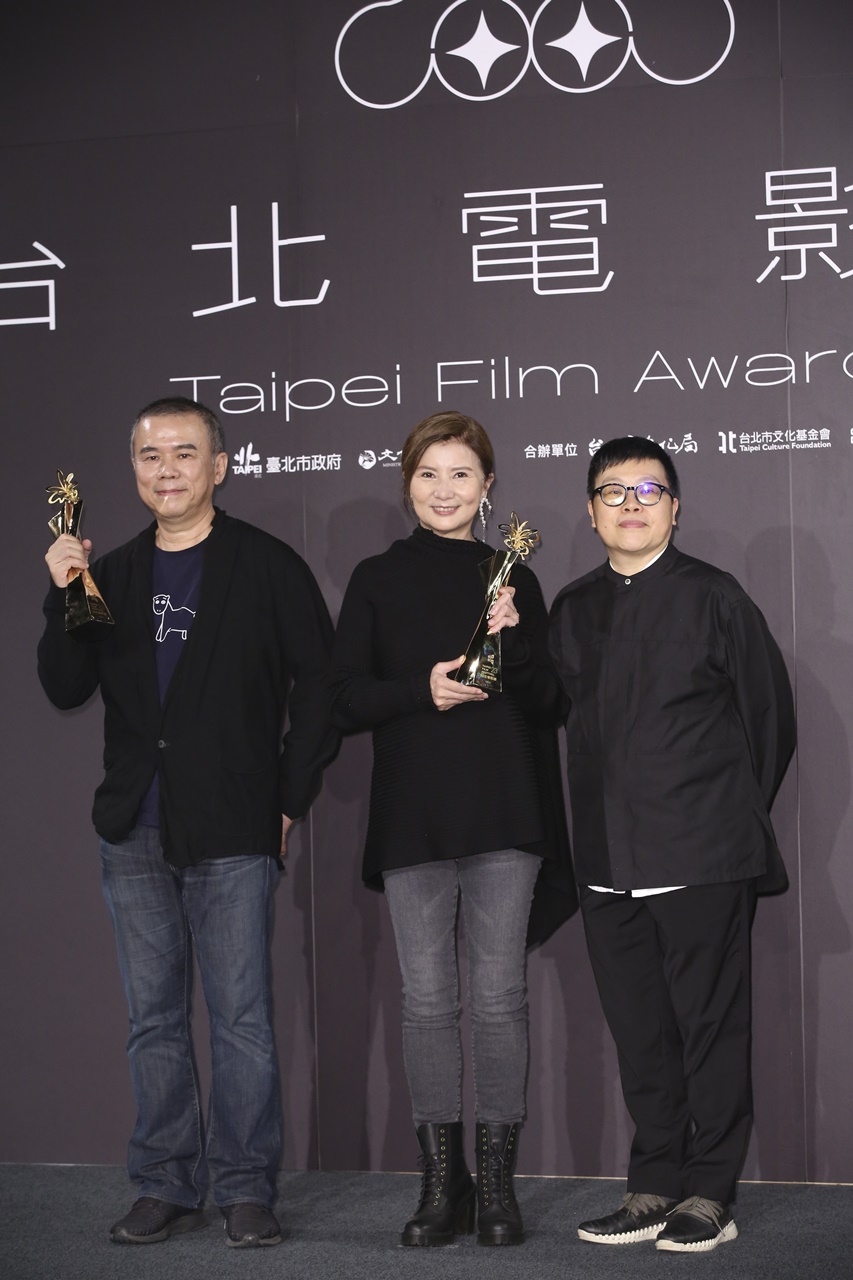 《消失的情人節》導演陳玉勳(左起)、製片李烈、葉如芬。