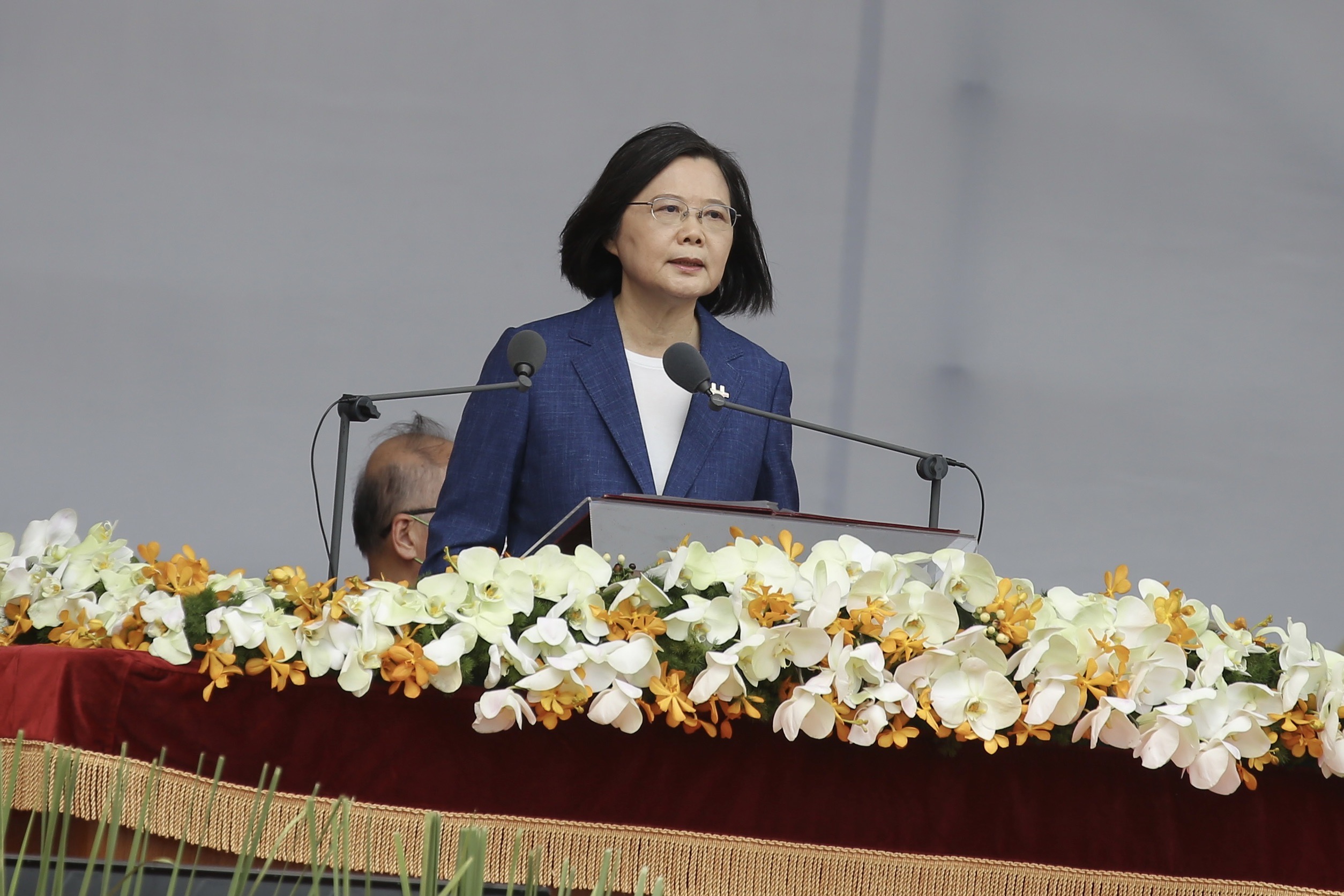 總統府今日上午舉辦國慶大典，總統蔡英文提出4大堅持拚團結凝聚共識。