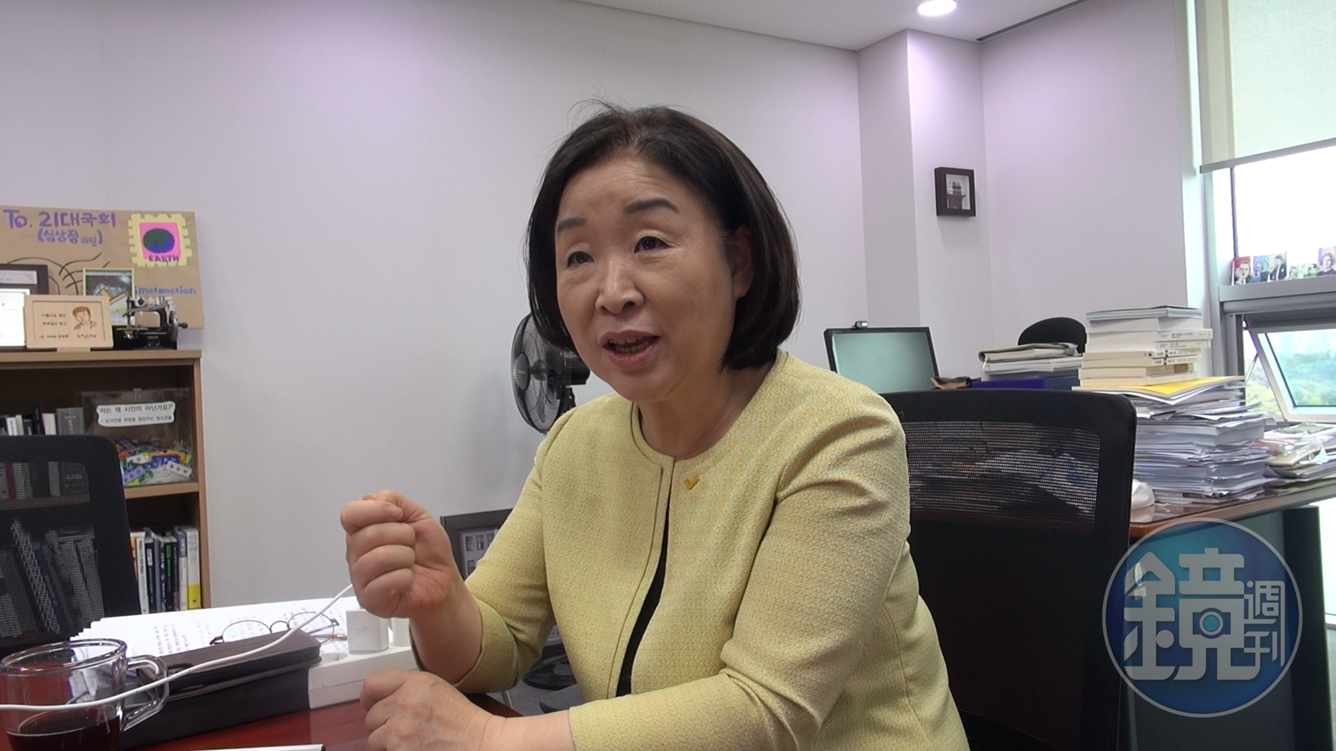 正義黨籍的議員沈相奵，是第一位公開在媒體上發言力挺性少數者權益的政治人物。（楊虔豪攝）