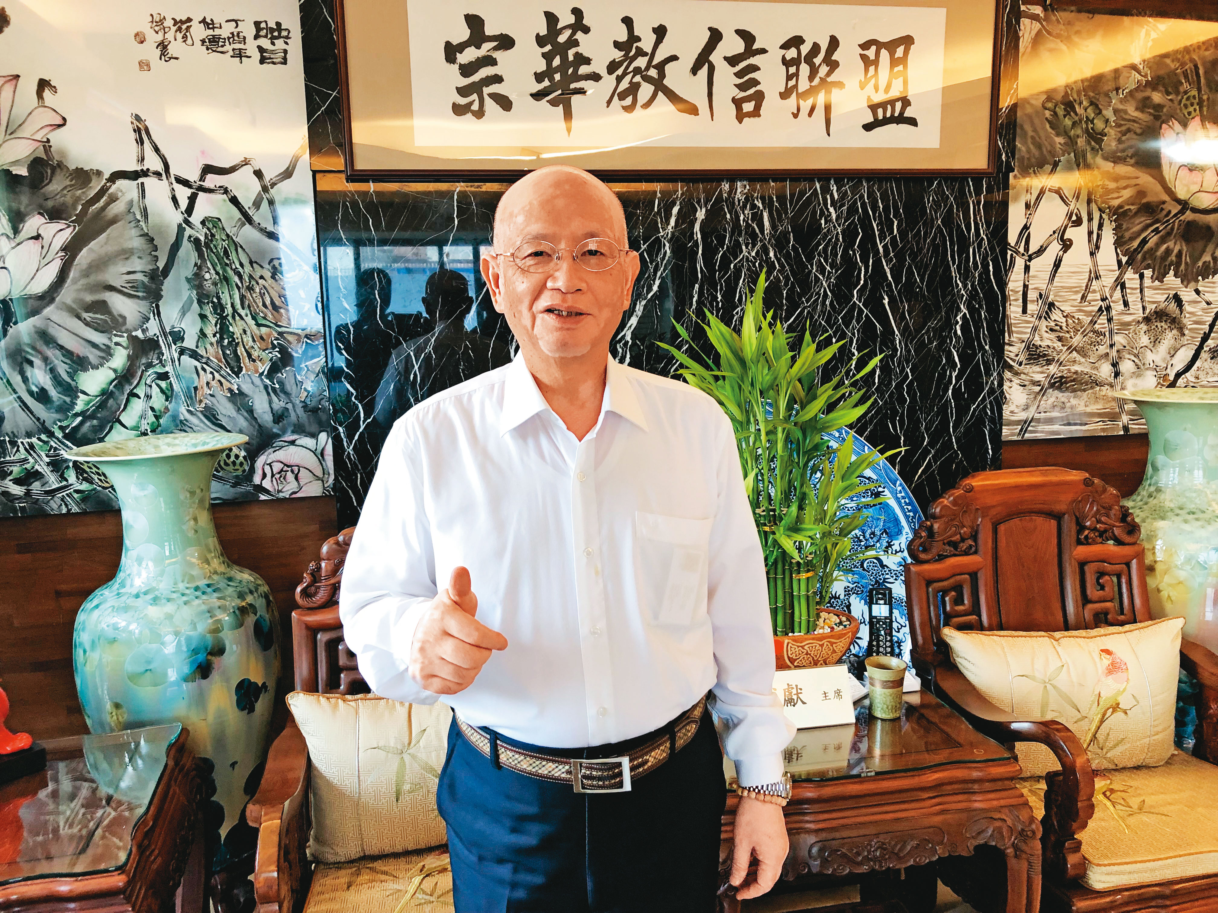 前銓敘部長朱武獻(圖)家族表示有借款給鍾克信,但絕未介入靈骨塔經營。