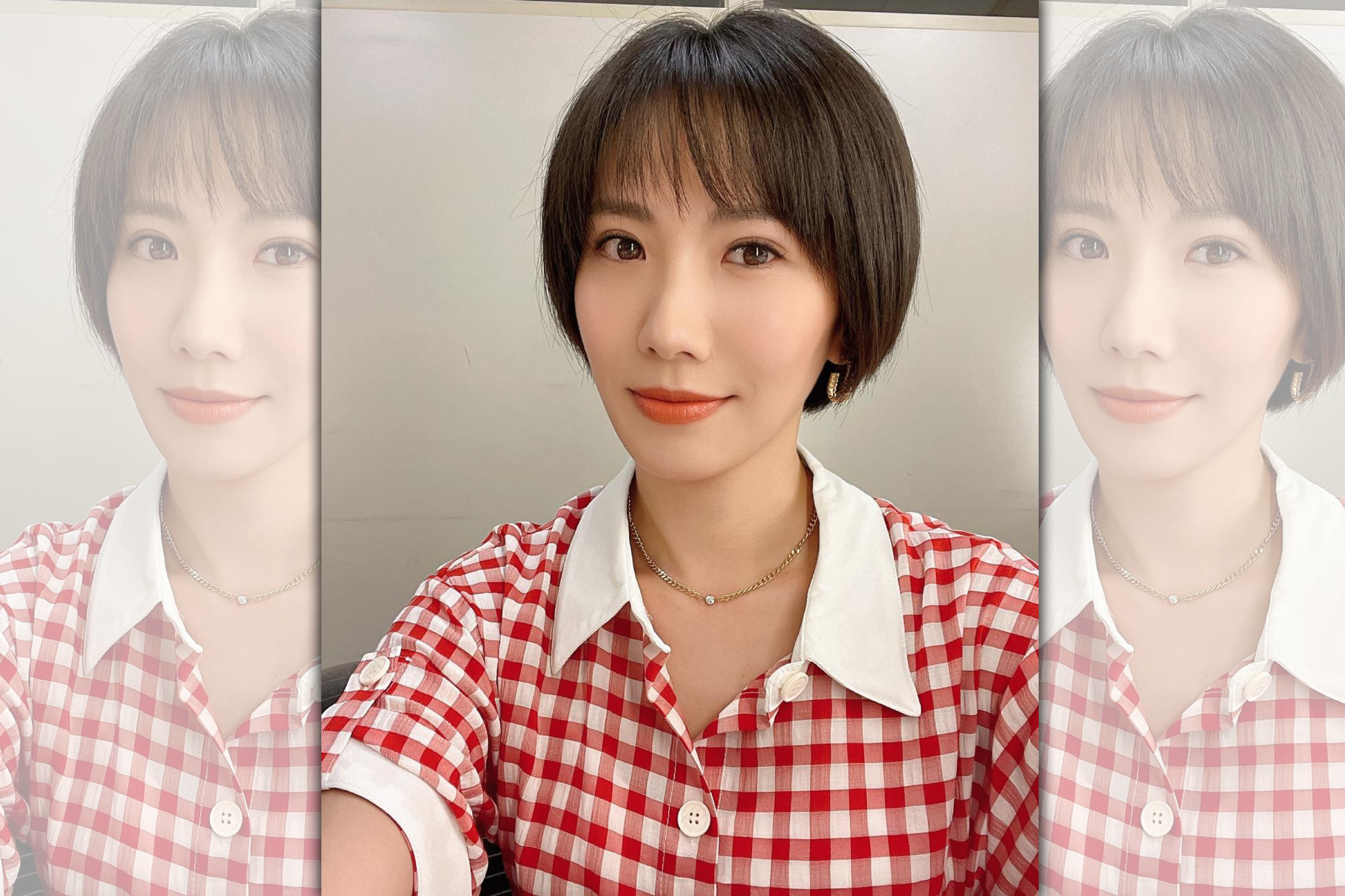 大牙在《天之驕女》飾演為愛不擇手段的女子。（翻攝宜霈VS大牙臉書）