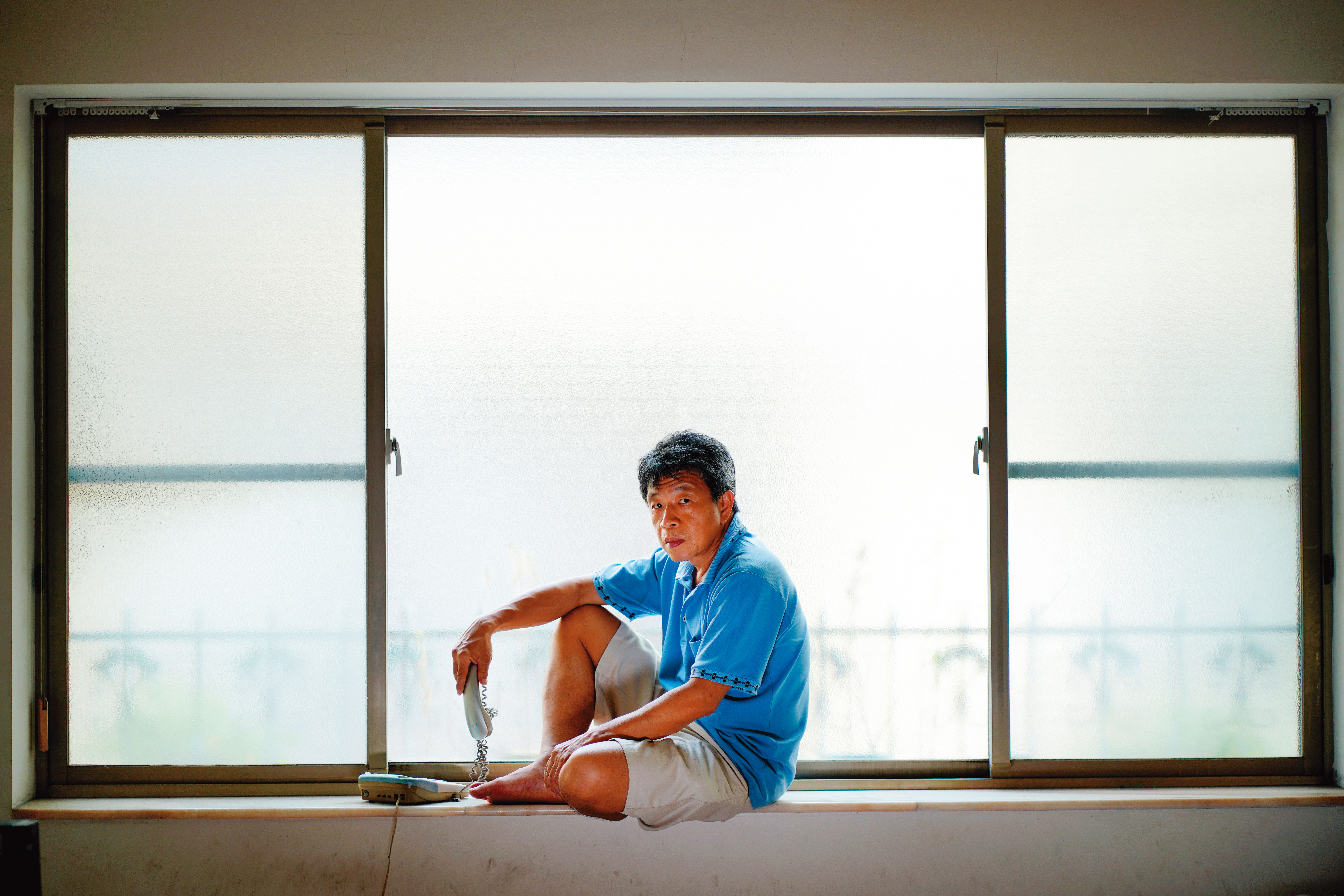 徐銘志說，演失業中年人時，他會想像劇組人員戲拍完就沒了工作，必須趕快找下一檔戲的心情。