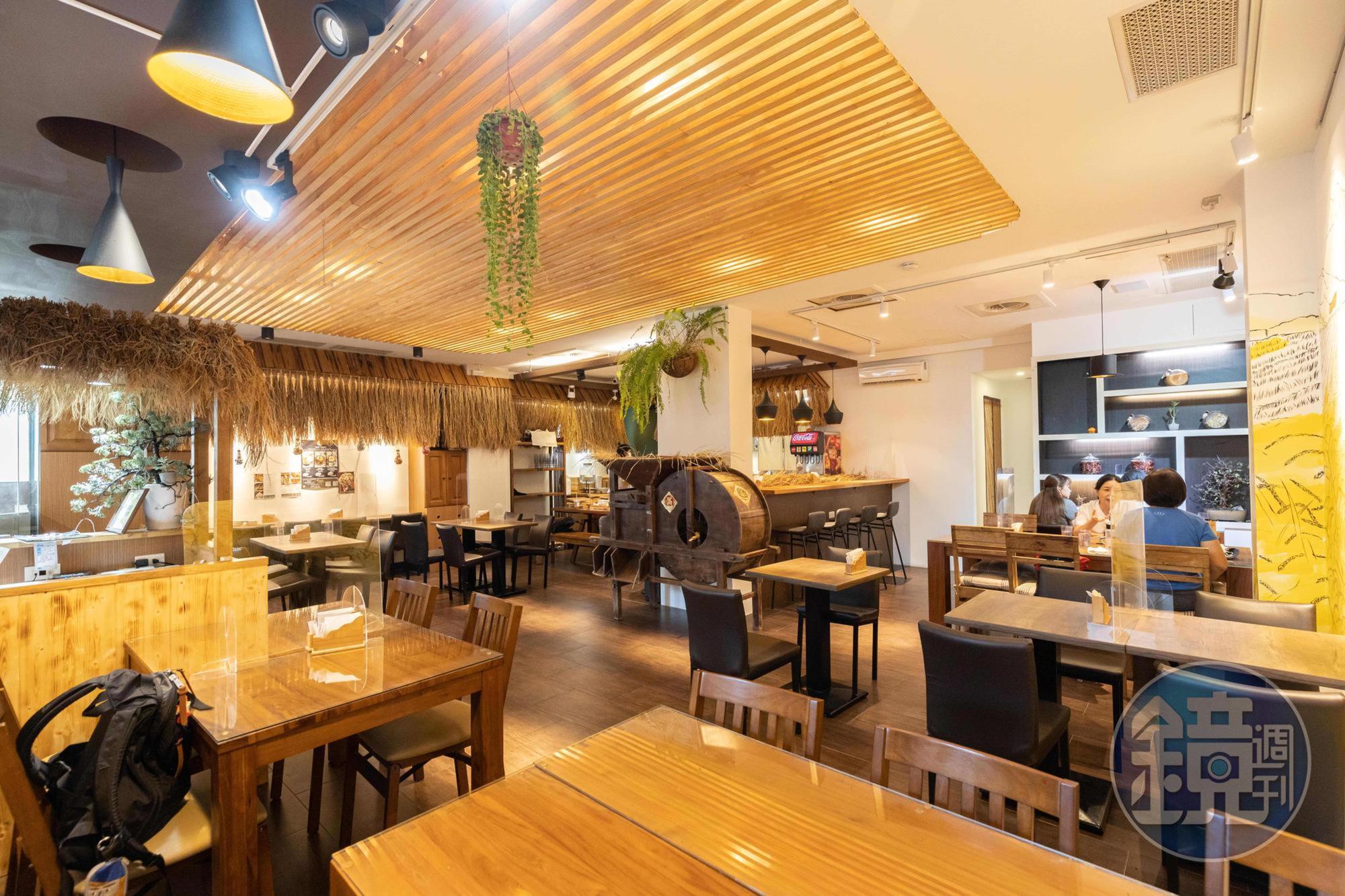 店內空間明亮寬敞，讓客人好好享受用餐時光。