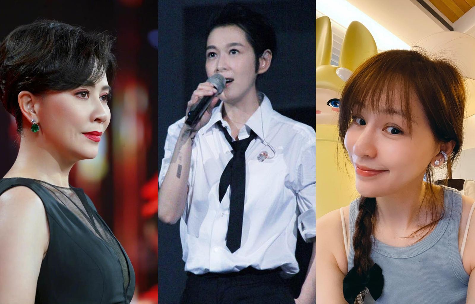 《乘風破浪的姐姐》第三季大咖卡司驚見劉嘉玲、王心凌和劉若英。(翻攝自微博、臉書)