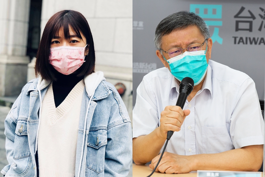 林穎孟（左）今日再曬出3位民眾的接種紀錄，質疑柯文哲（右）說「打到過期疫苗是誤植個案」並非事實。（翻攝自林穎孟臉書、本刊資料照）