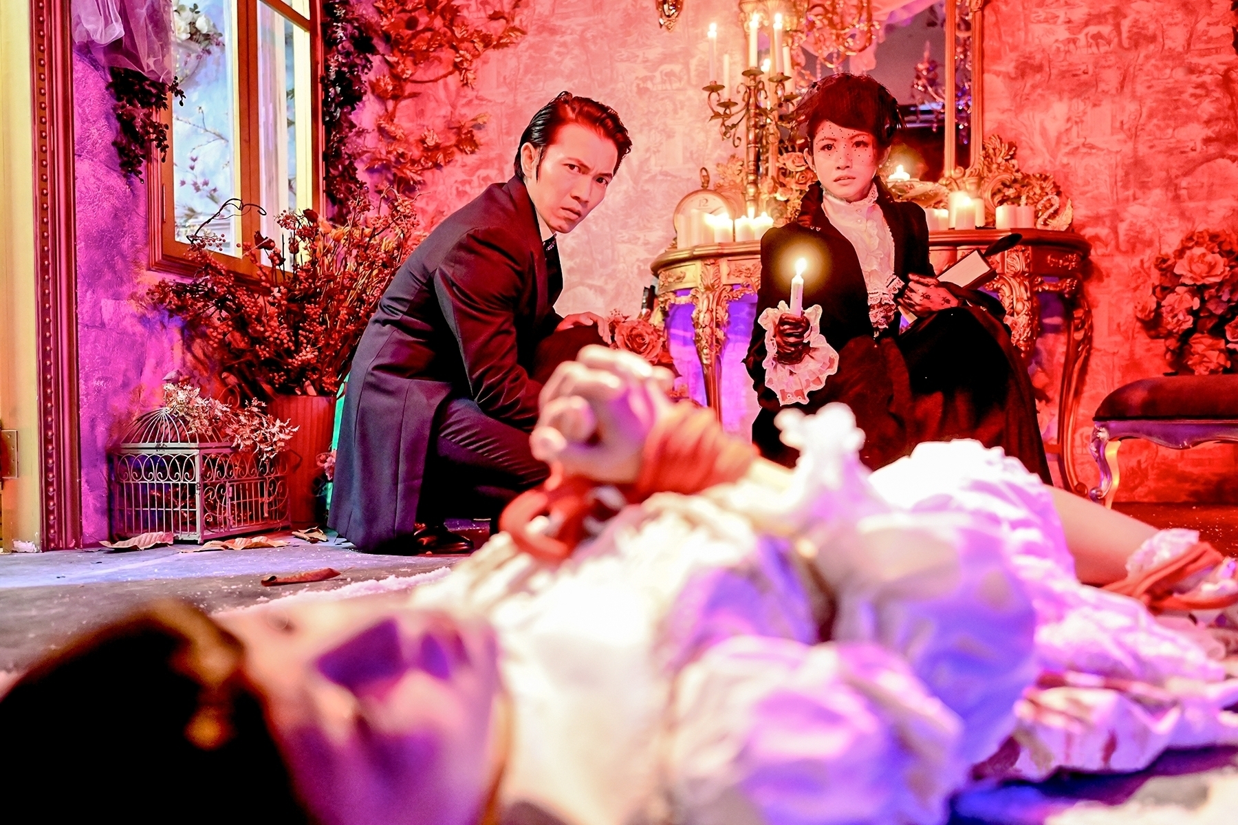 為提高LARP至大眾娛樂的層次，拉普星球邀請導演周美玲為《黑羊公館》拍攝預告片。（拉普星球提供）