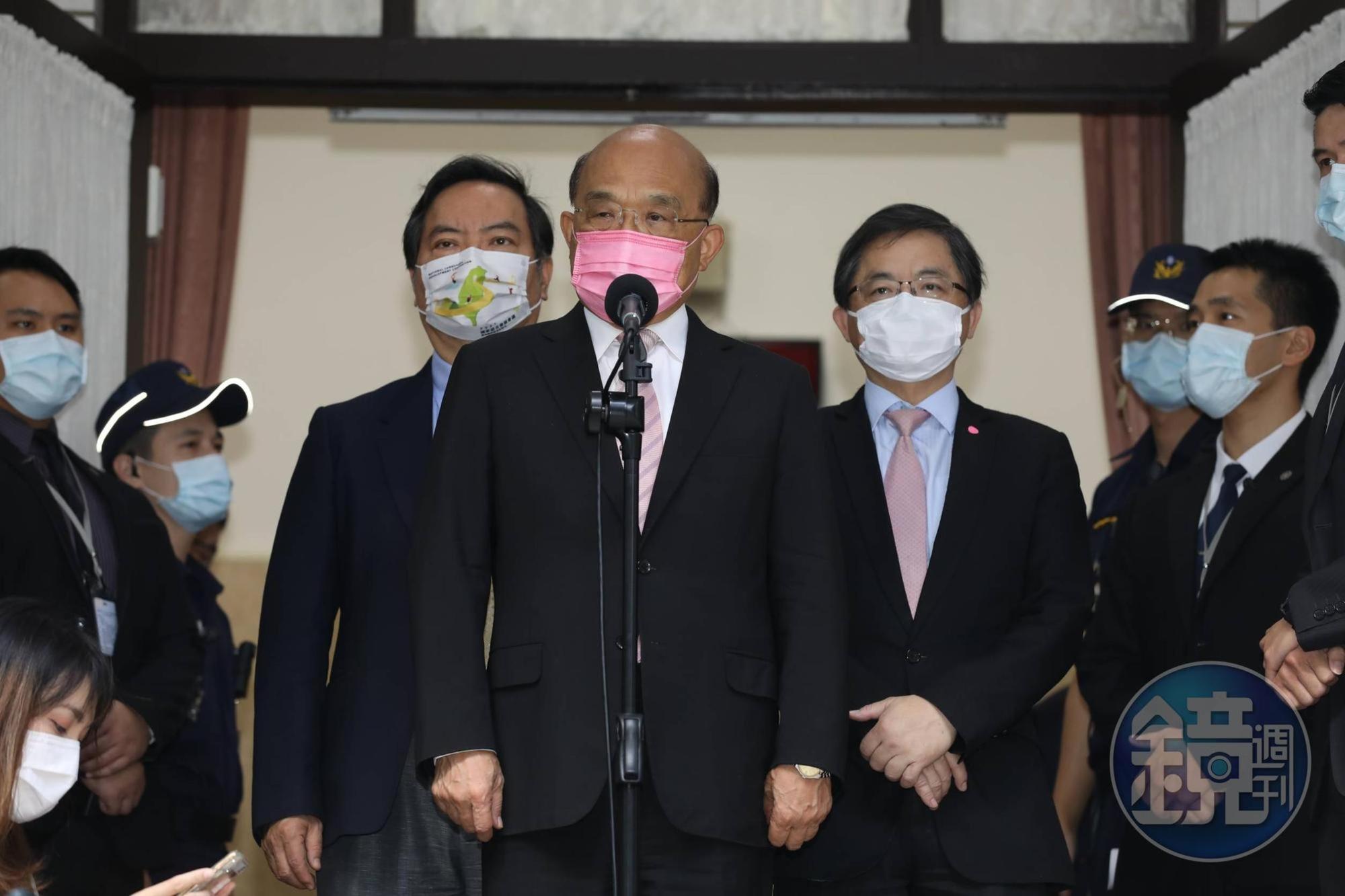 蘇貞昌今赴立院施政報告總質詢，希望議事能順利進行讓預算通過。