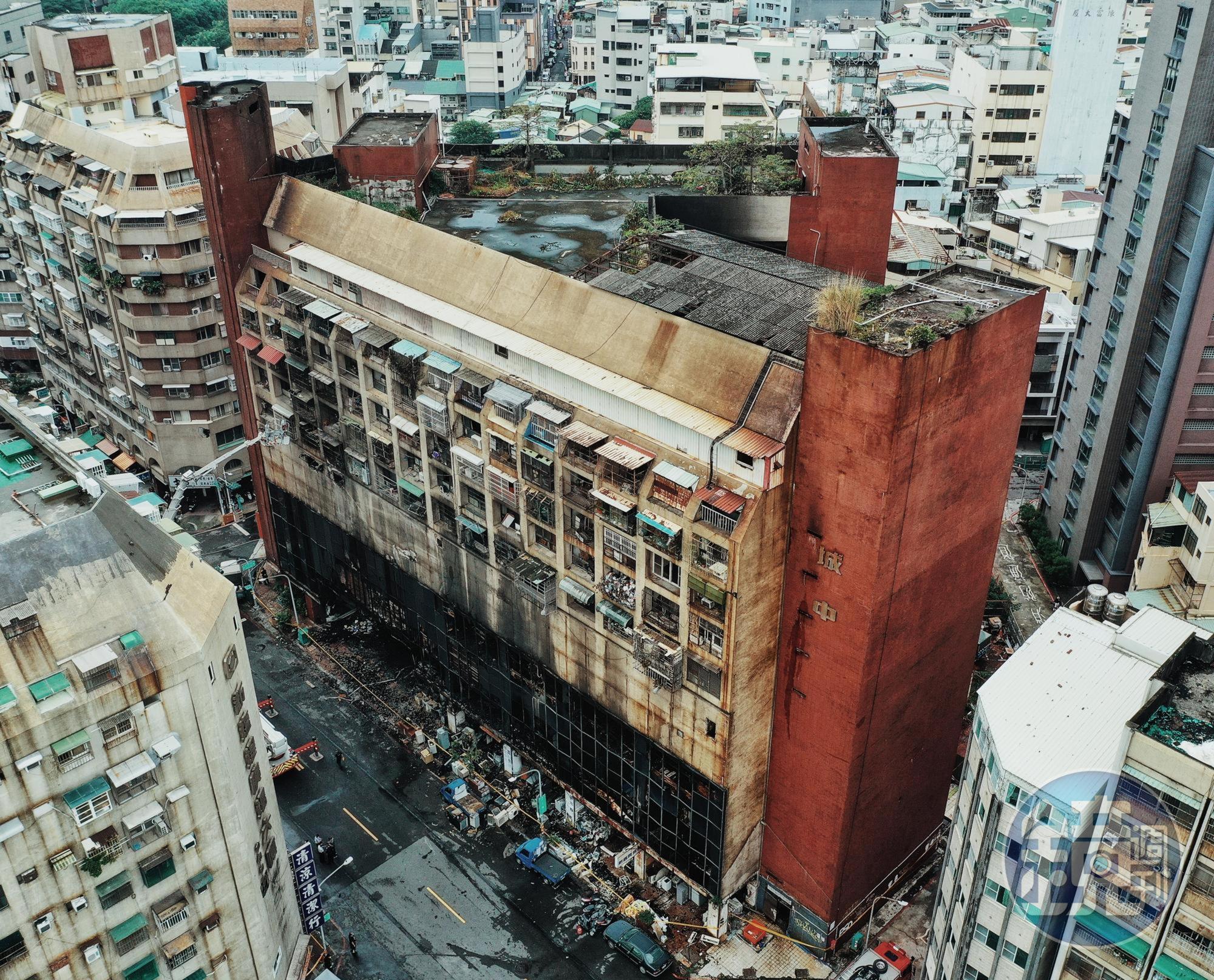 全台各縣市都有類似城中城大樓的複合式老舊建築,暗藏消防危機。