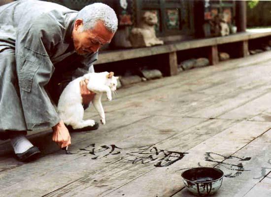 黃東赫導演看到吳永秀(左)《春去春又來》的演出,便希望能與他合作。(翻攝自Daum Movie)