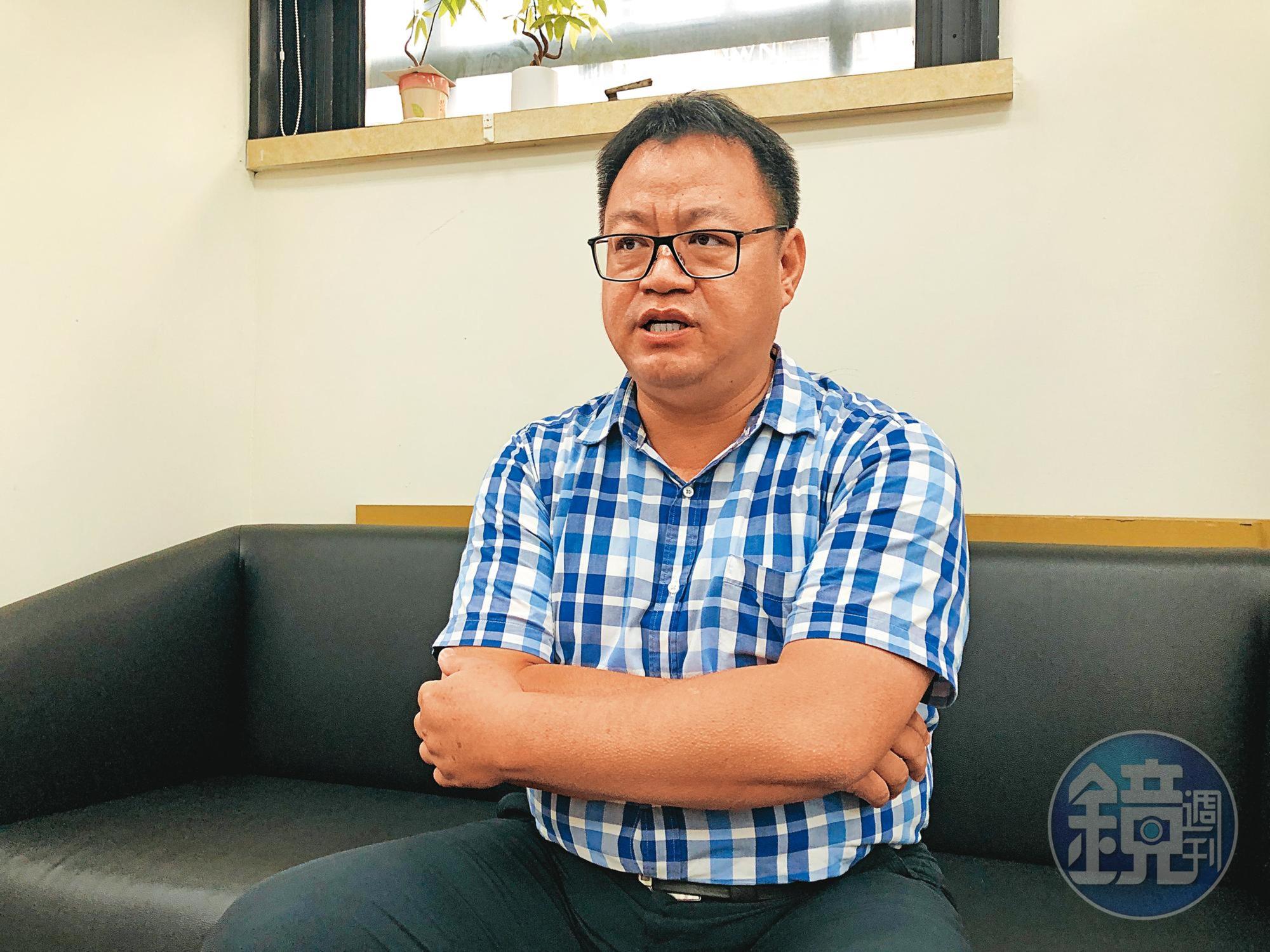 時任台北市警局中山分局圓山派出所所長的胡金龍，對此案記憶猶新。（潘姵如攝）