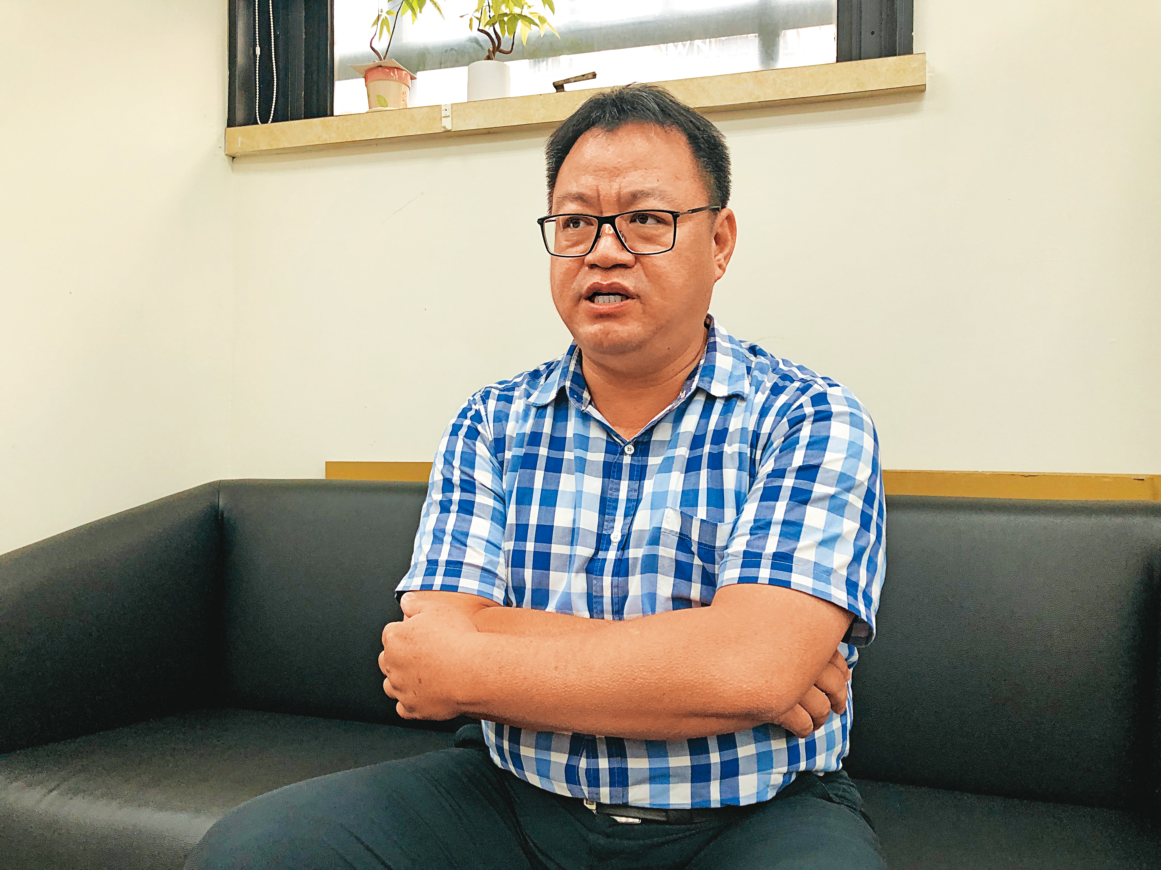 時任台北市警局中山分局圓山派出所所長的胡金龍，對此案記憶猶新。（潘姵如攝）