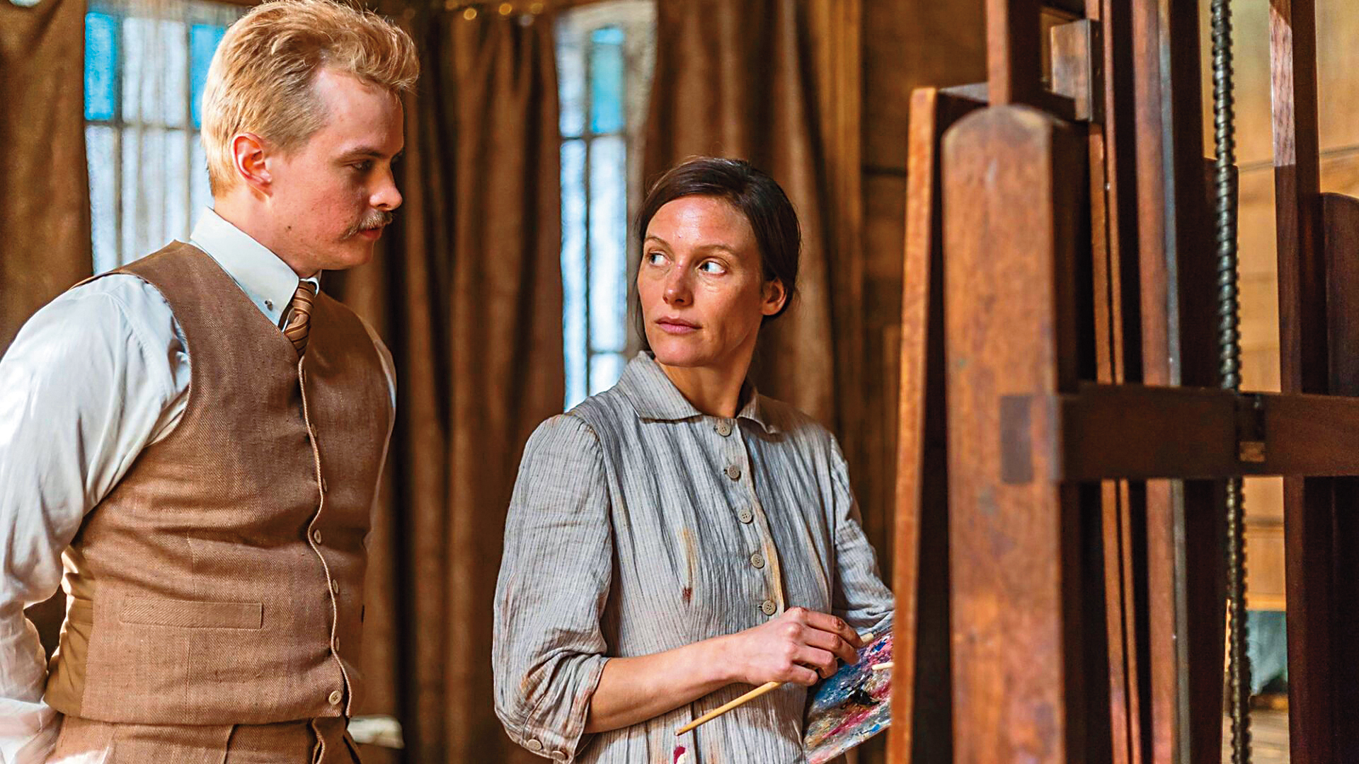 芬蘭女畫家遇上知音,對方對她的畫作情有獨鍾,她將對方視為人生摯愛,卻得不到回應。(翻攝自imdb.com)