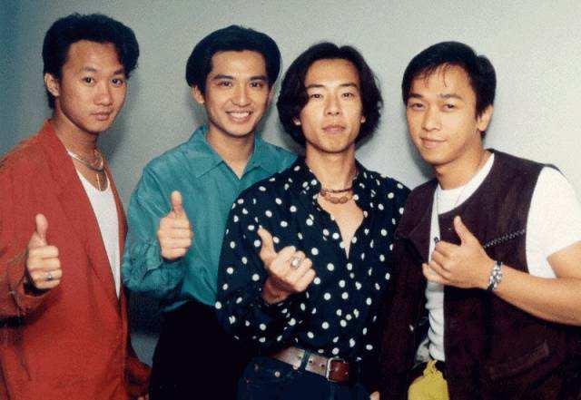 Beyond是香港最知名的搖滾樂隊,主唱黃家駒(左)卻在日本表演時發生意外,頭部嚴重受創驟逝。(翻攝自KKnews)