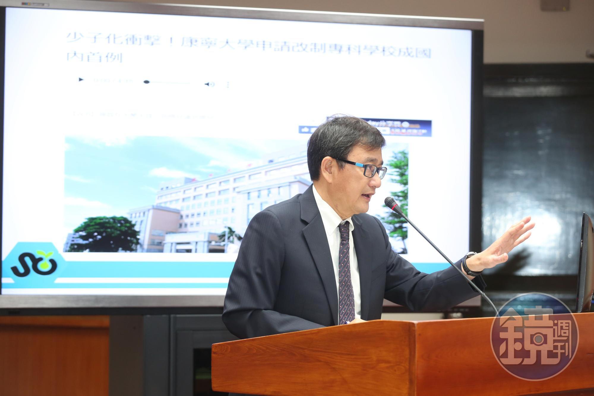 黃國書認了曾當國民黨線民因此宣布「三退」,不少黨內人士肯定他負責的態度。(本刊資料照)