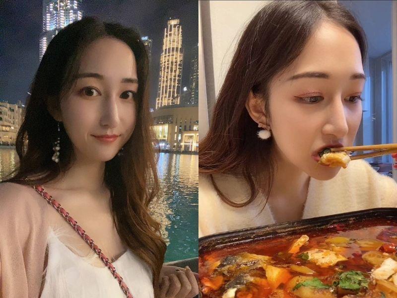 「吃不飽的晴子」被抓包催吐嚴重,嘴角潰爛、牙齒發黑且髮量稀疏。(圖翻攝自微博)