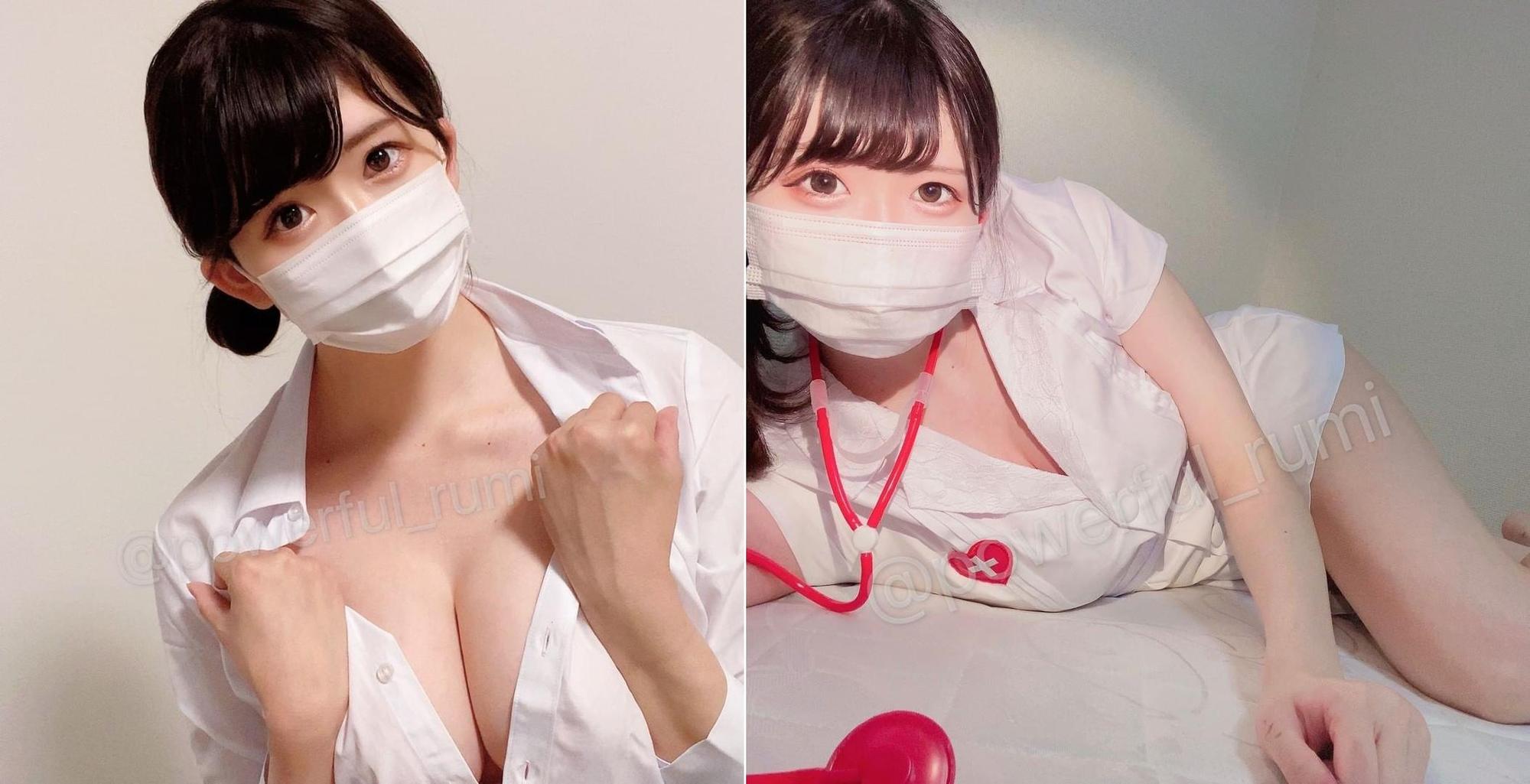 人氣護理師YouTuber宣布正式出道當AV女優。(圖取自るみちゃんねる-ぱわふるみ-的IG,以下皆同)