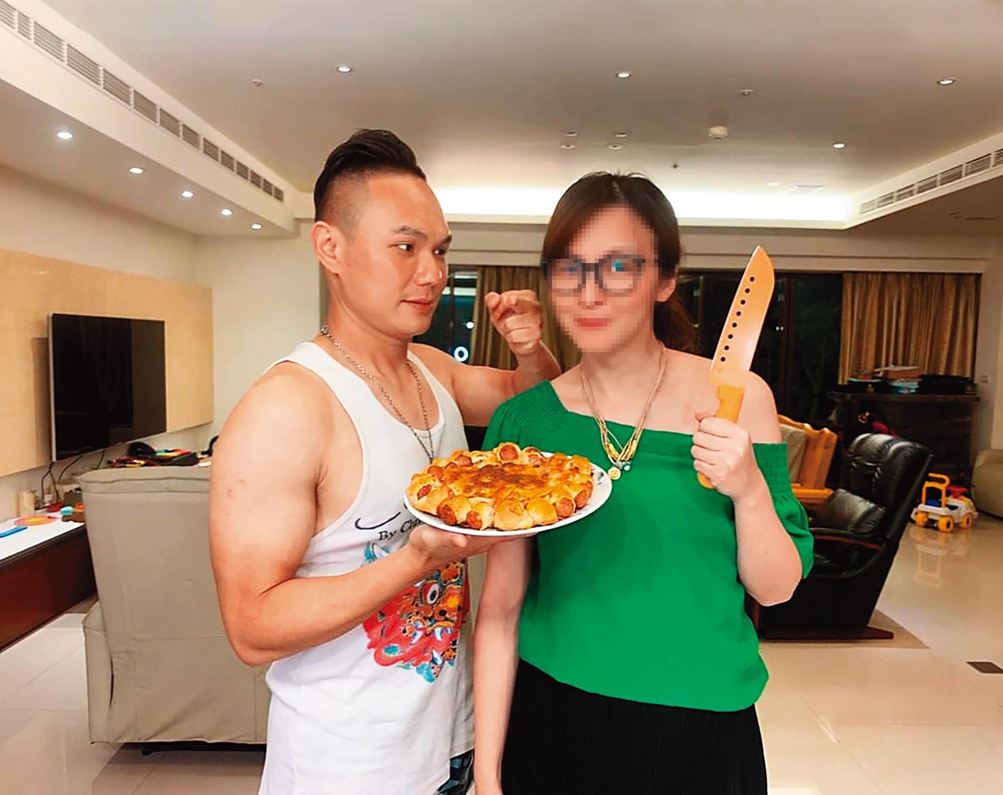 超哥(左)的老婆蘇菲(右),經常現身他的影片中。(翻攝自超哥IG)