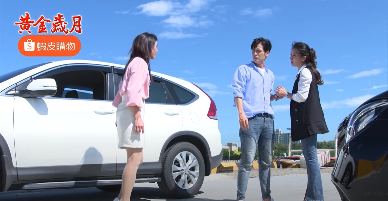 陳妍安（右）、葉家妤（左）、Gino（中）重頭戲耗時2天才完成！（民視提供）