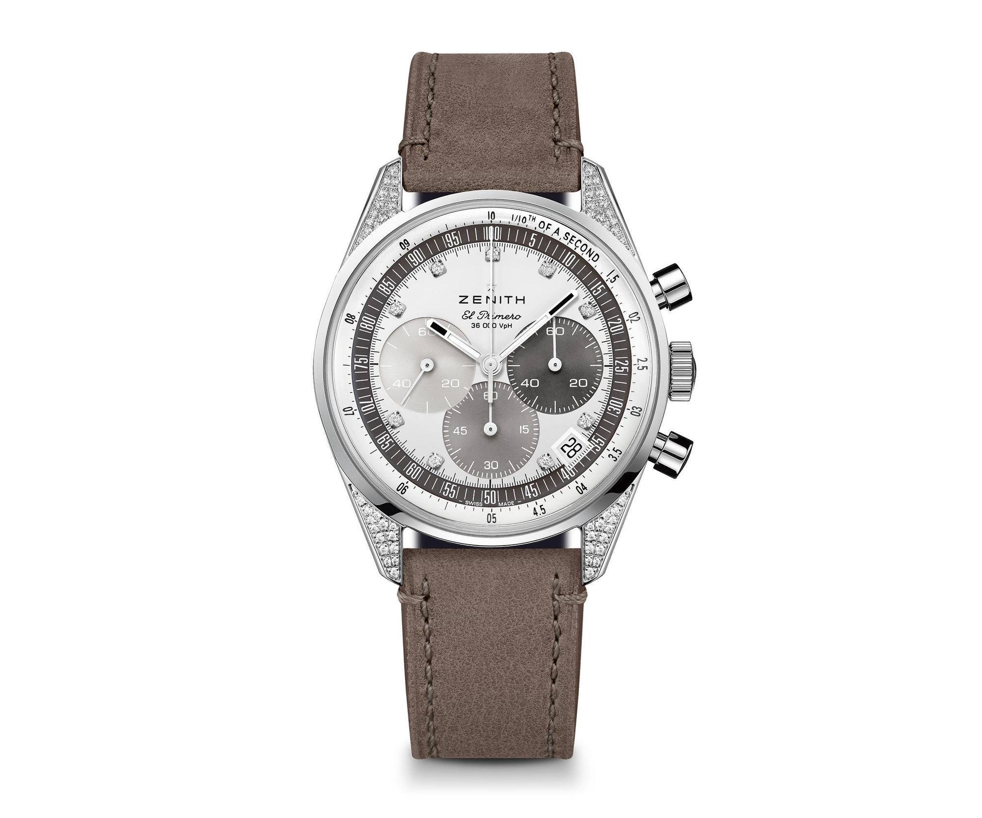 Chronomaster Original鑲鑽女錶，定價NT$386,500。