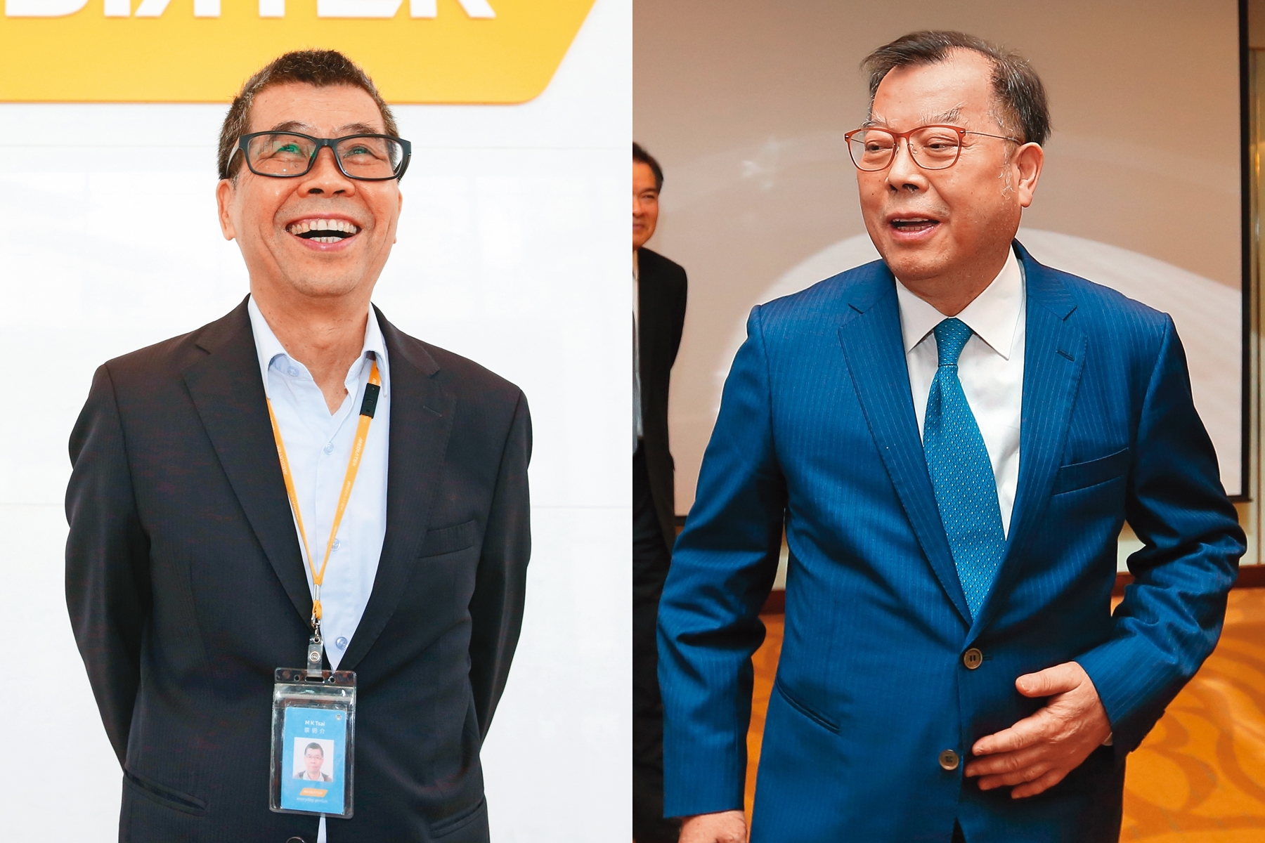 力晶及聯發科集團是台灣RISC-V聯盟重要推手。左為聯發科董事長蔡明介、右為力晶集團董事長黃崇仁。