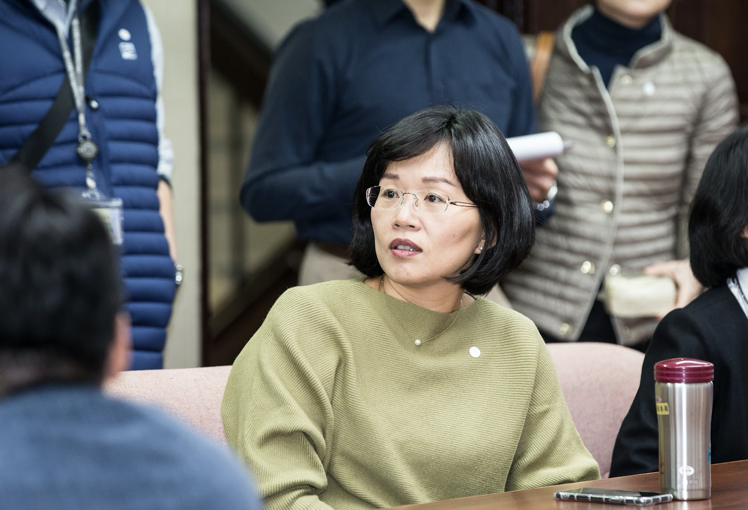 民進黨立委蘇巧慧（圖）與國民黨立委陳玉珍於Covid-19疫苗調閱小組發生口角。（資料照）