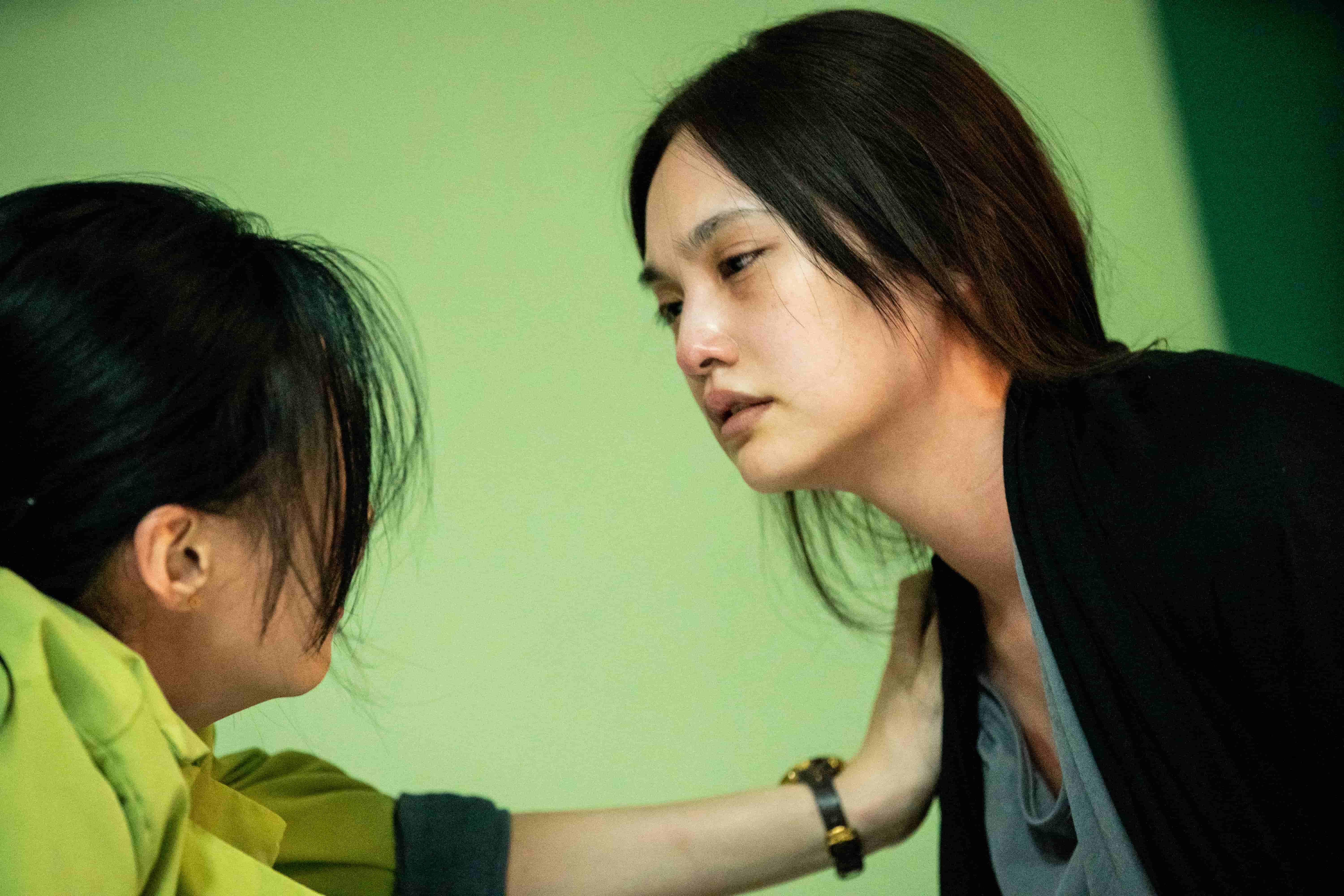 楊丞琳雖不是主要角色，不過她拚勁十足，節食瘦出憔悴感，並素顏。（甲上提供）