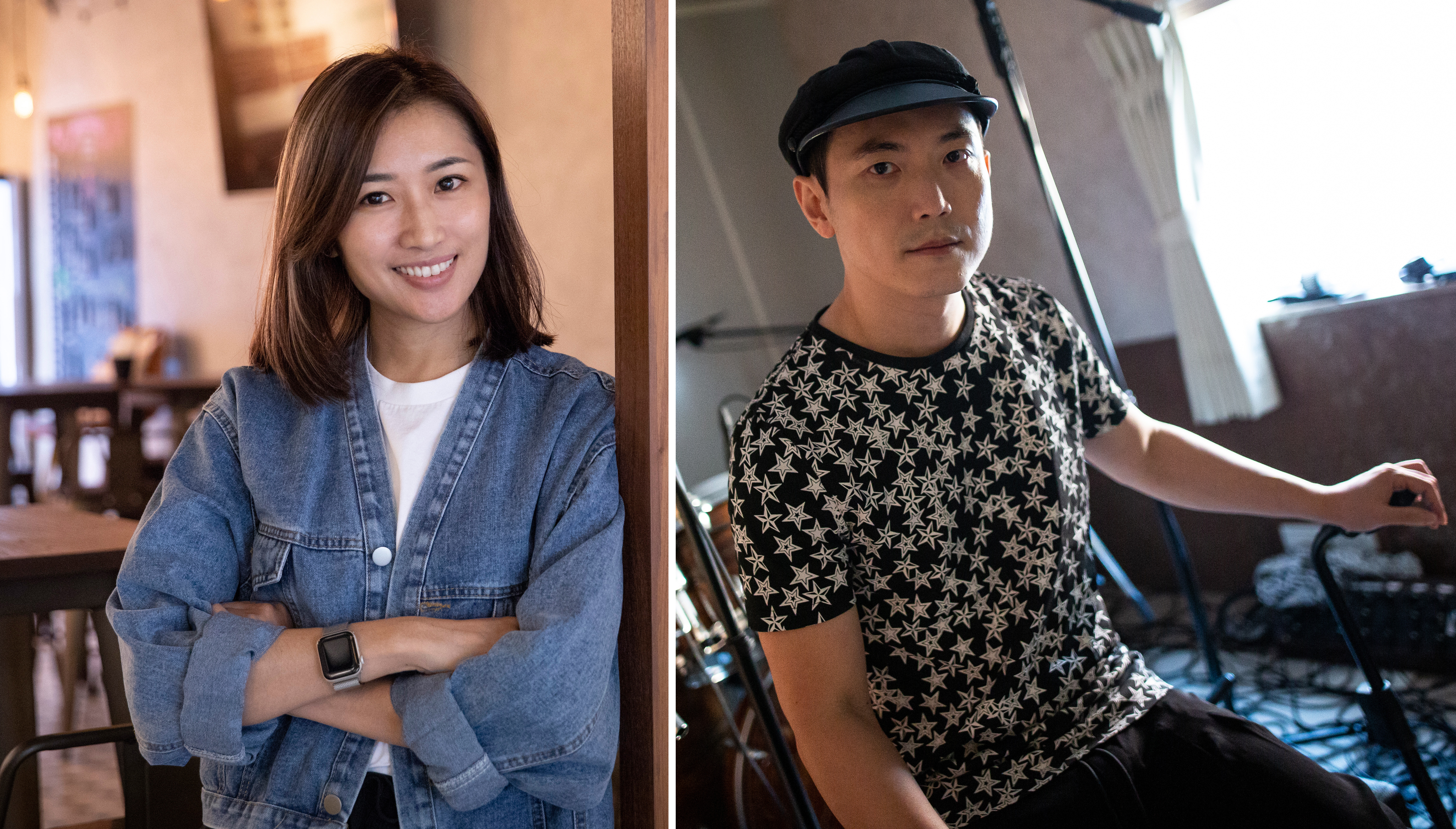 Lootex共同創辦人呂季潔（左）、OURSONG共同創辦人吳柏蒼（右）。