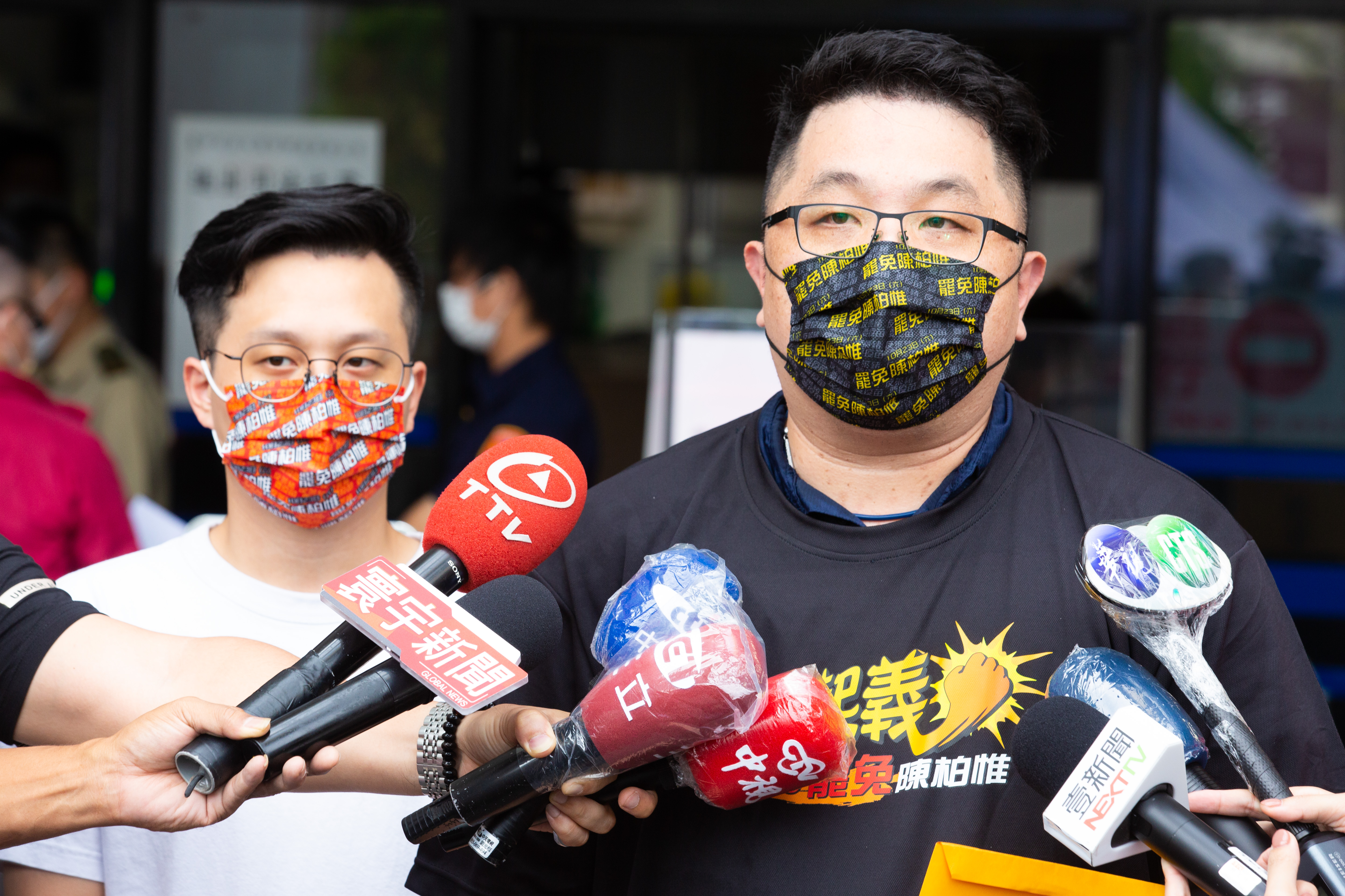 刪Q領銜人楊文元昨提告台灣基進幹部陳子瑜散播假消息違反選罷法。