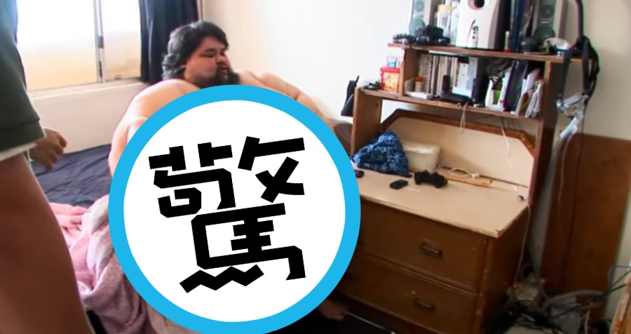 瑞奇人生最胖的巔峰高達408公斤，最後他死於病態肥胖。（翻攝《Real Stories》的YouTube）