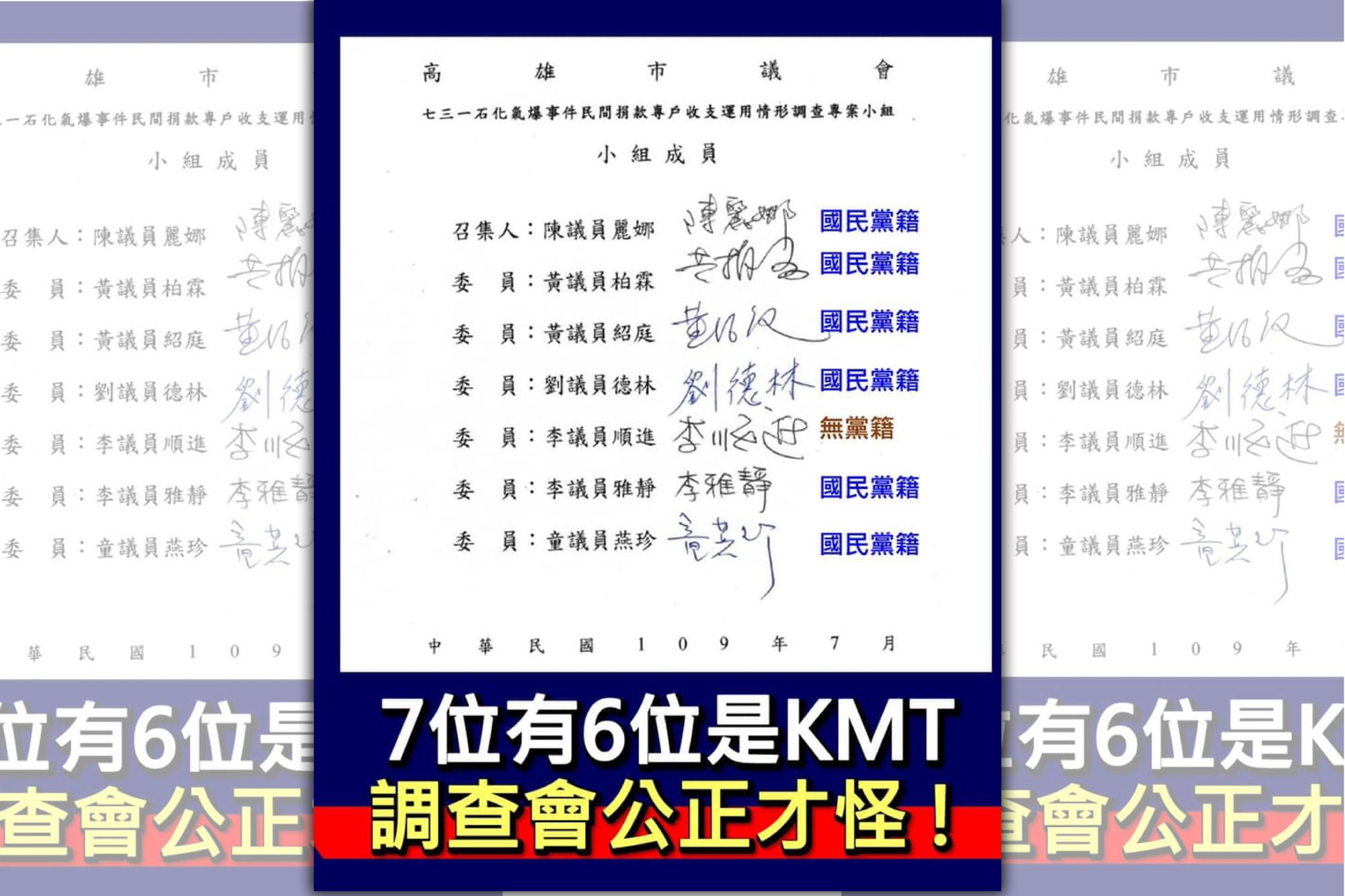 康裕成質疑上次議會調查小組排除綠營議員,公平性蕩然全無,呼籲此次「城中城調查小組」勿重蹈覆轍。(翻攝康裕成臉書)