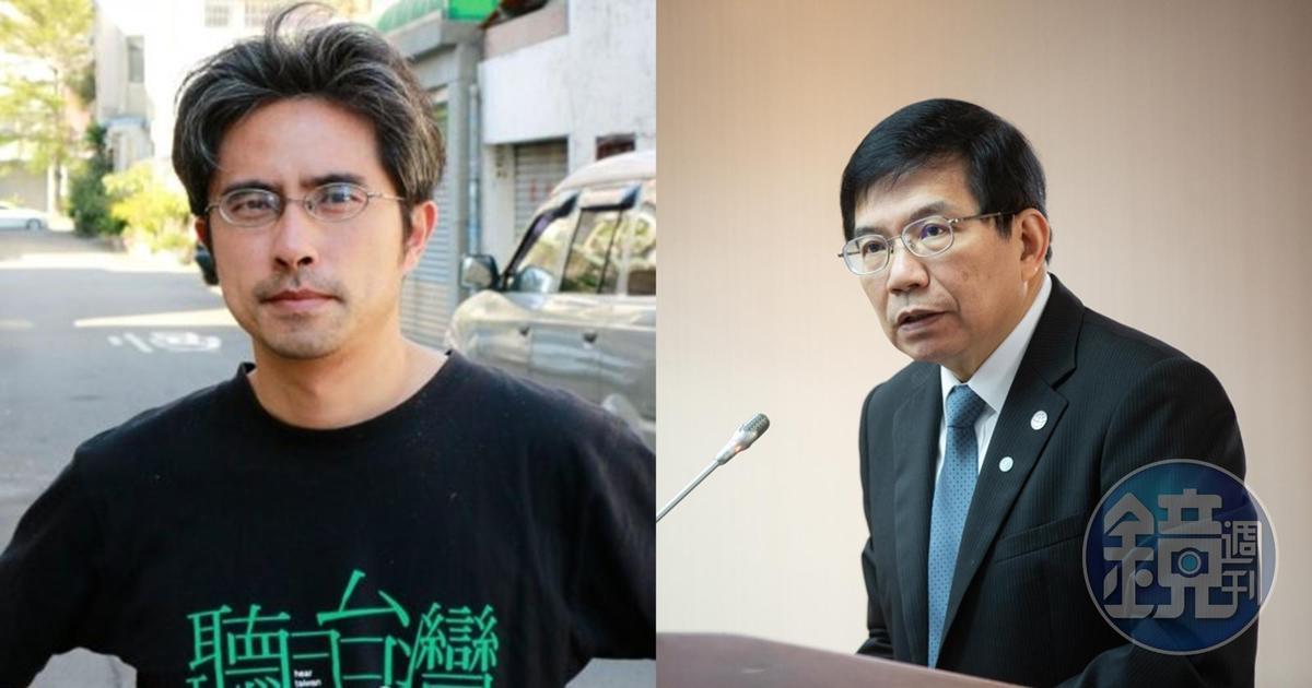 繪本作家玉米辰(左)為銷毀新書一事痛批交通部長王國材說謊。(翻攝自海灣繪本館官網、本刊資料照)