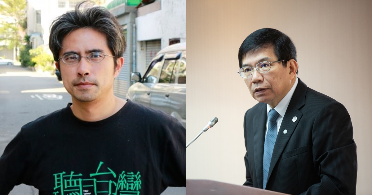 繪本作家玉米辰（左）為銷毀新書一事痛批交通部長王國材說謊。（翻攝自海灣繪本館官網、本刊資料照）