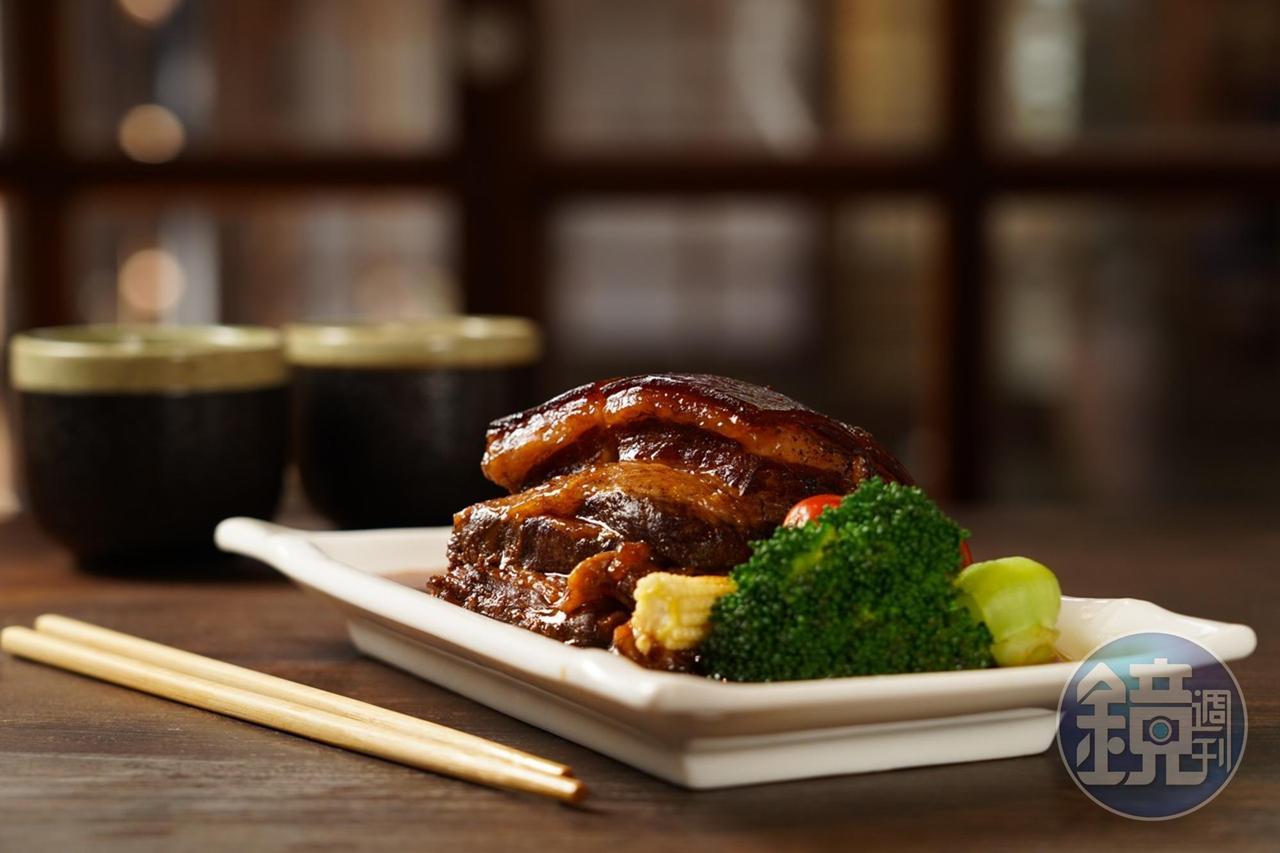 「家鄉私房東坡肉」醃製多時，嫩好入口。（488元／套餐）