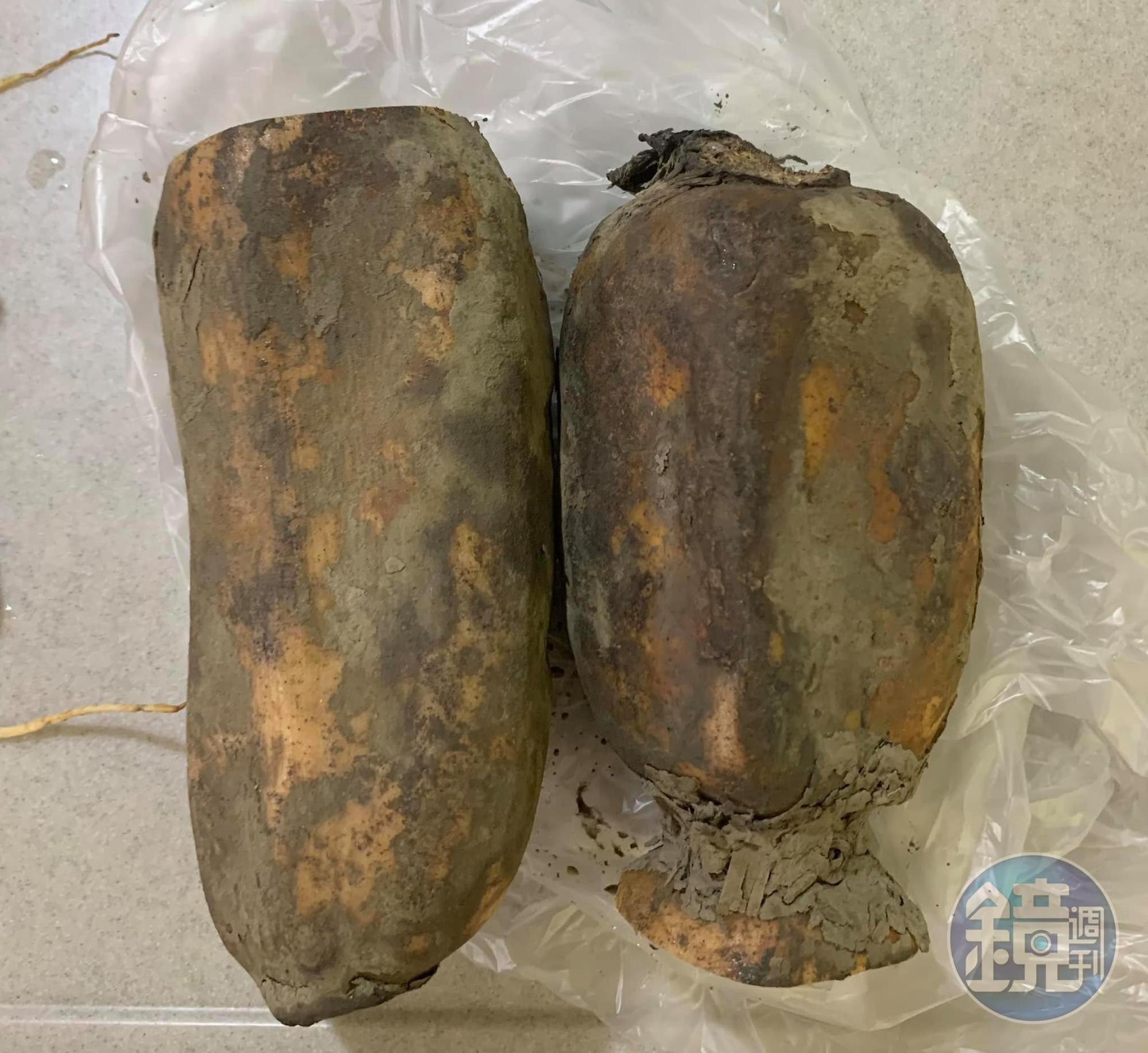 蓮藕2節。
