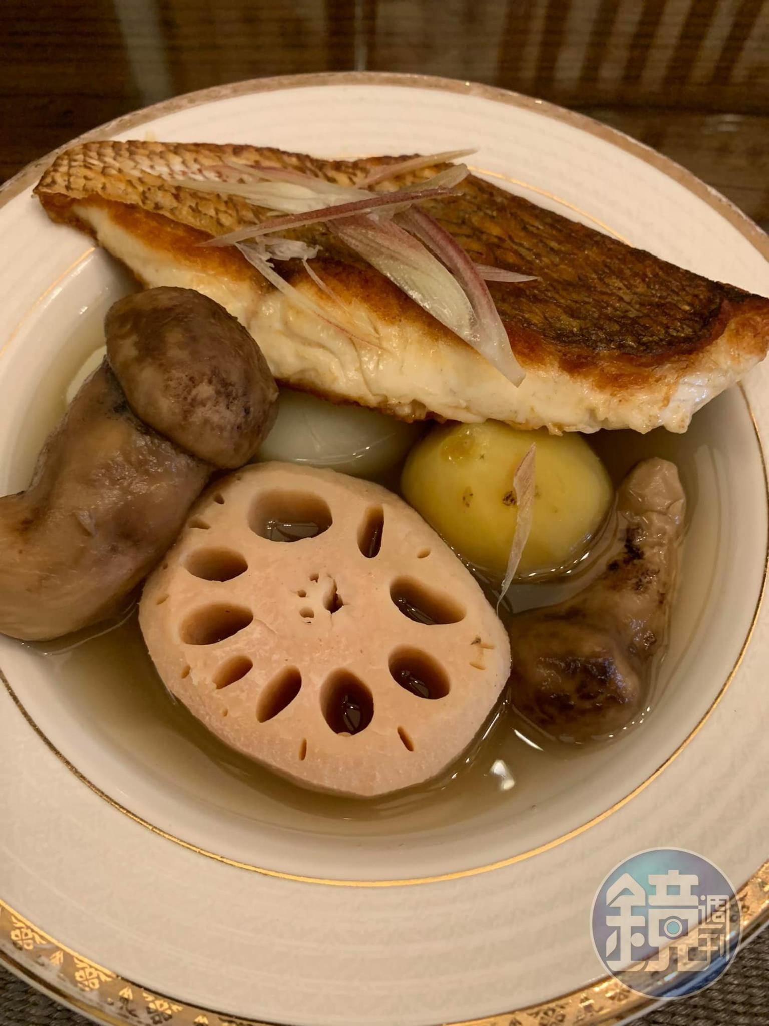 肥厚的魚片煎得非常成功，魚煎得好有水份，不吃魚的大兒子也完全接受。