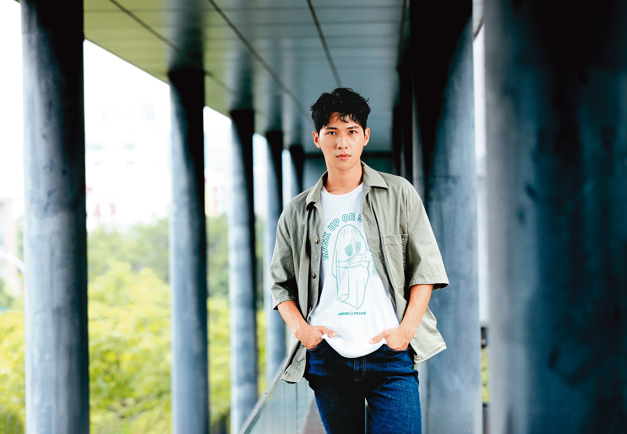 廖偉博一直有歌手夢，卻先在戲劇上發光。