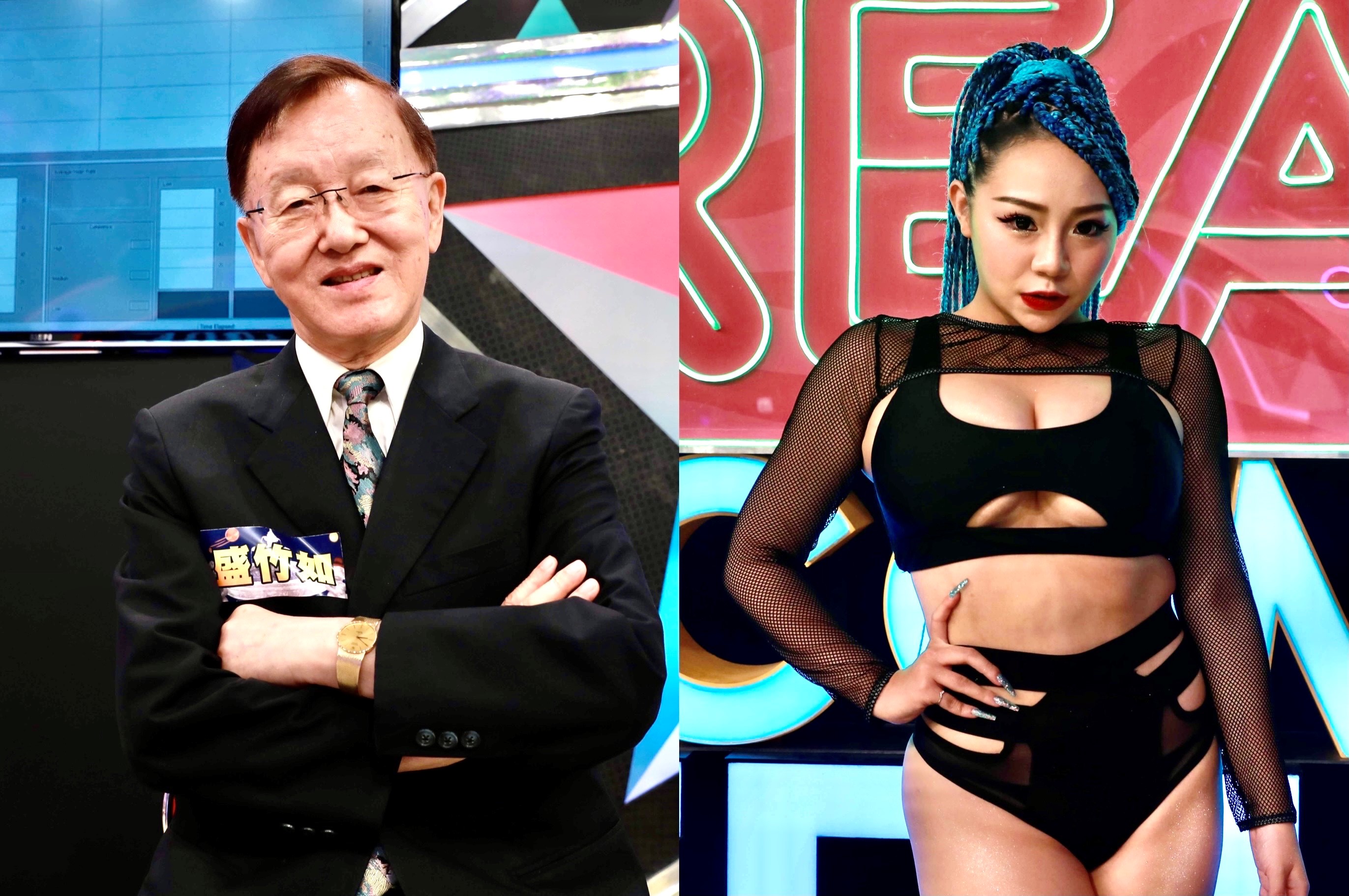 盛竹如見曾甜火辣演出，心跳加速。（民視提供）