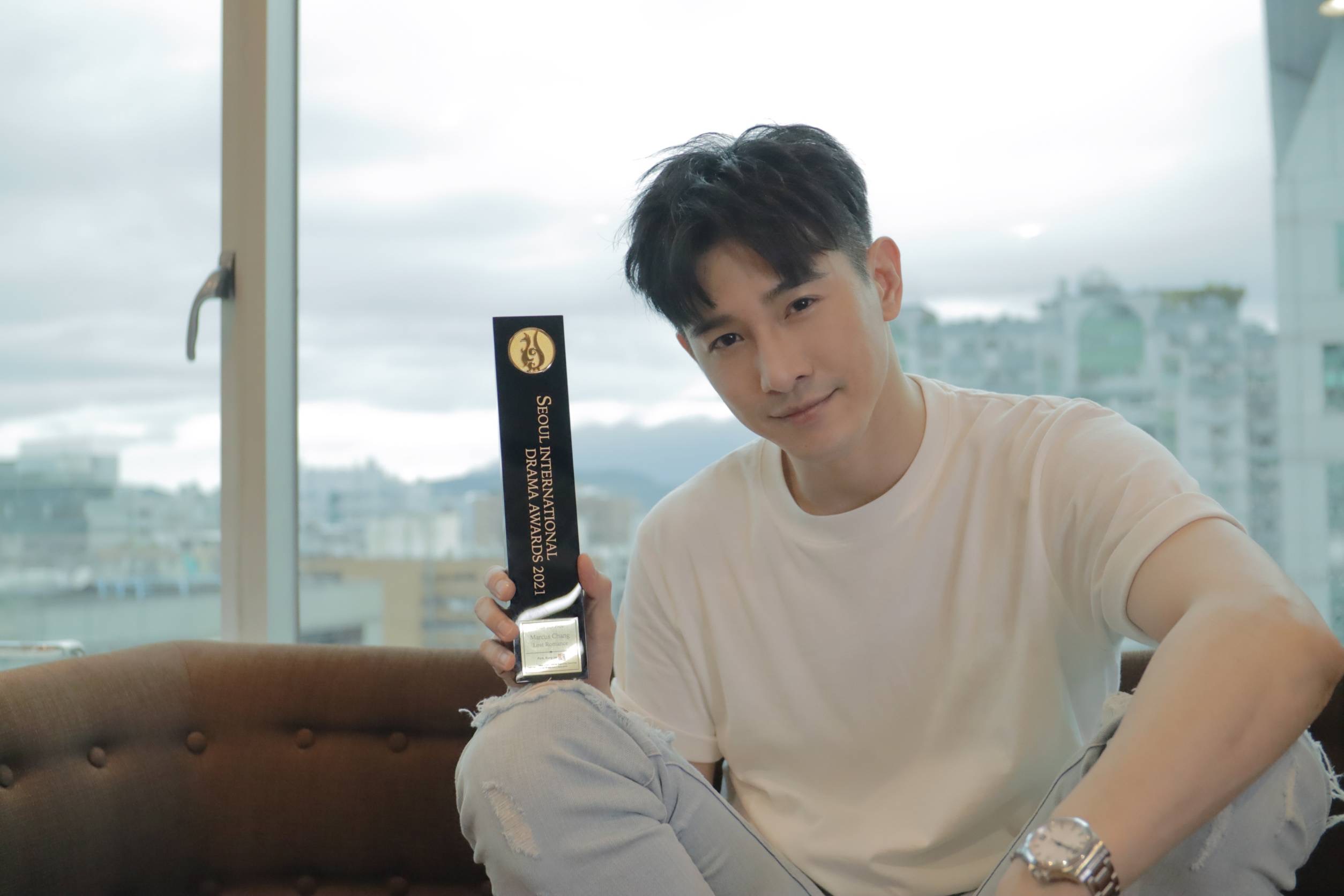 張立昂昨在「首爾國際電視節」榮獲亞洲之星獎。（群星瑞智提供）